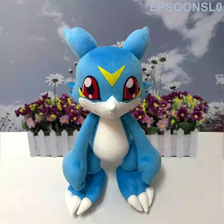 Handmade Digimon Digital Monster Cos V-mon Plush Doll Toy Pillow Decor Gift 50cm