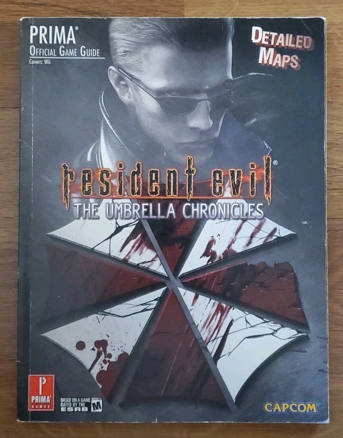 USED Resident Evil The Umbrella Chronicles Prima Official Game Strategy Guide