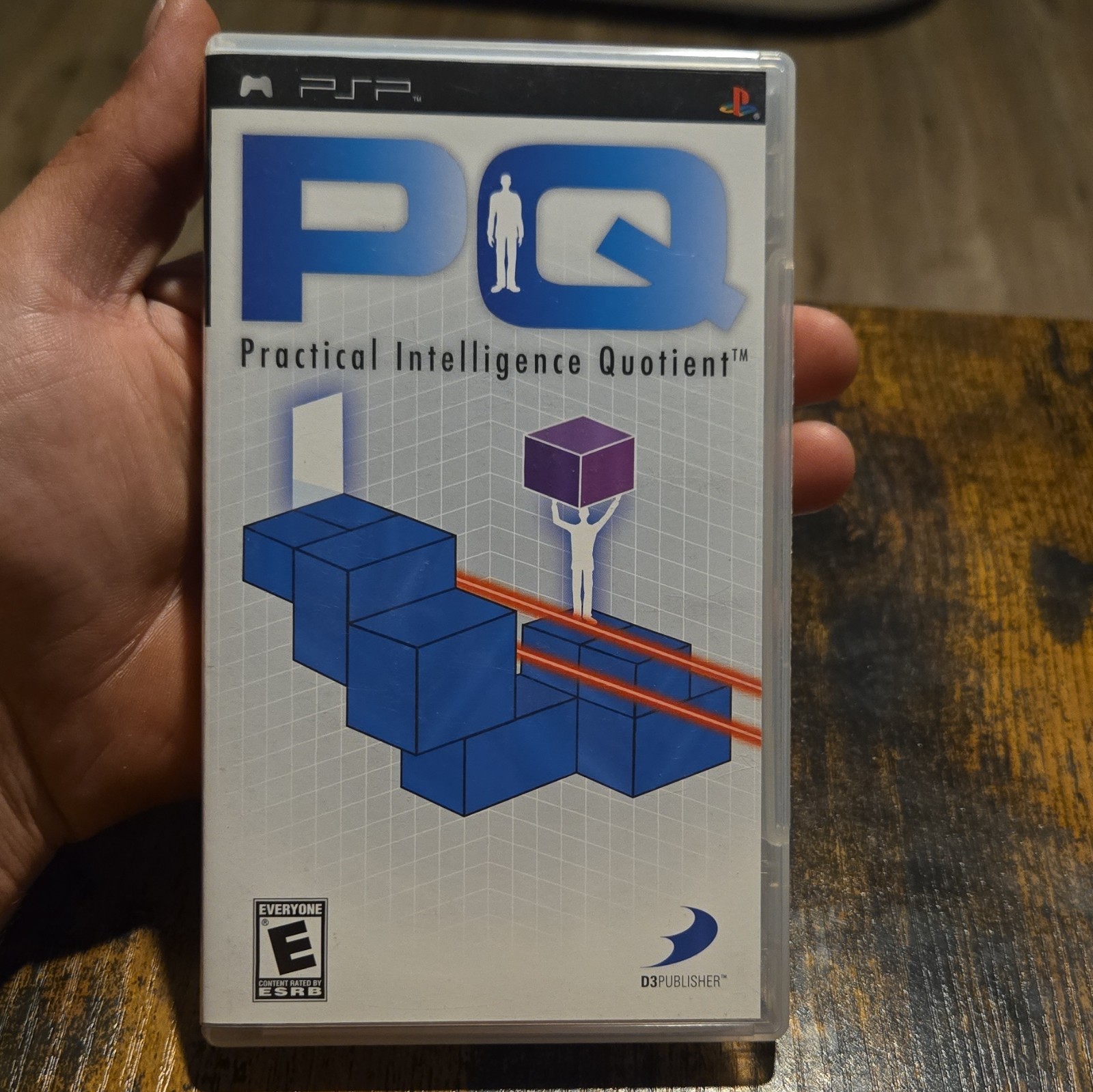 D3Publisher PQ Practical Intelligence Quotient Sony PSP Puzzle Game 2005