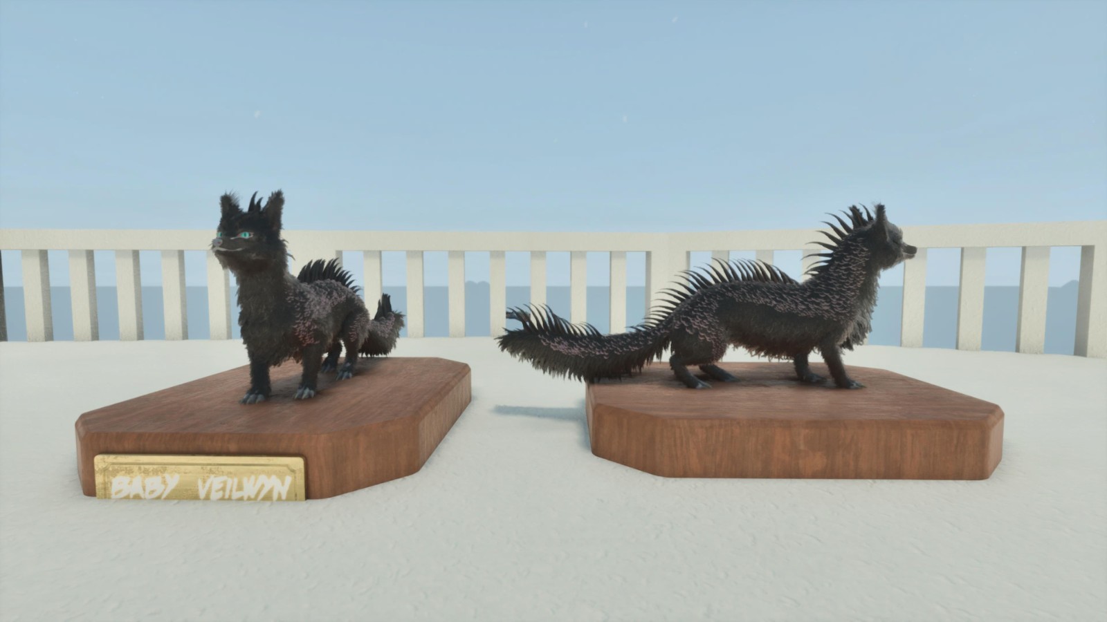 VEILWYN BLACK ID79 BABY PAIR TOP STATUS ARK ASCENDED PVE OFFICIAL PC/XBOX/PS5