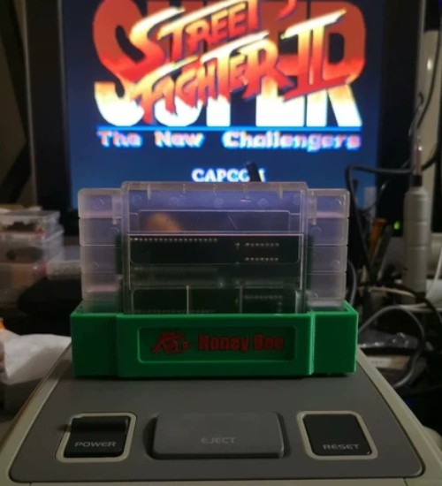 SFC ⇄ SNES Cartridge Adapter – Super Nintendo & Super Famicom 4 colors shell
