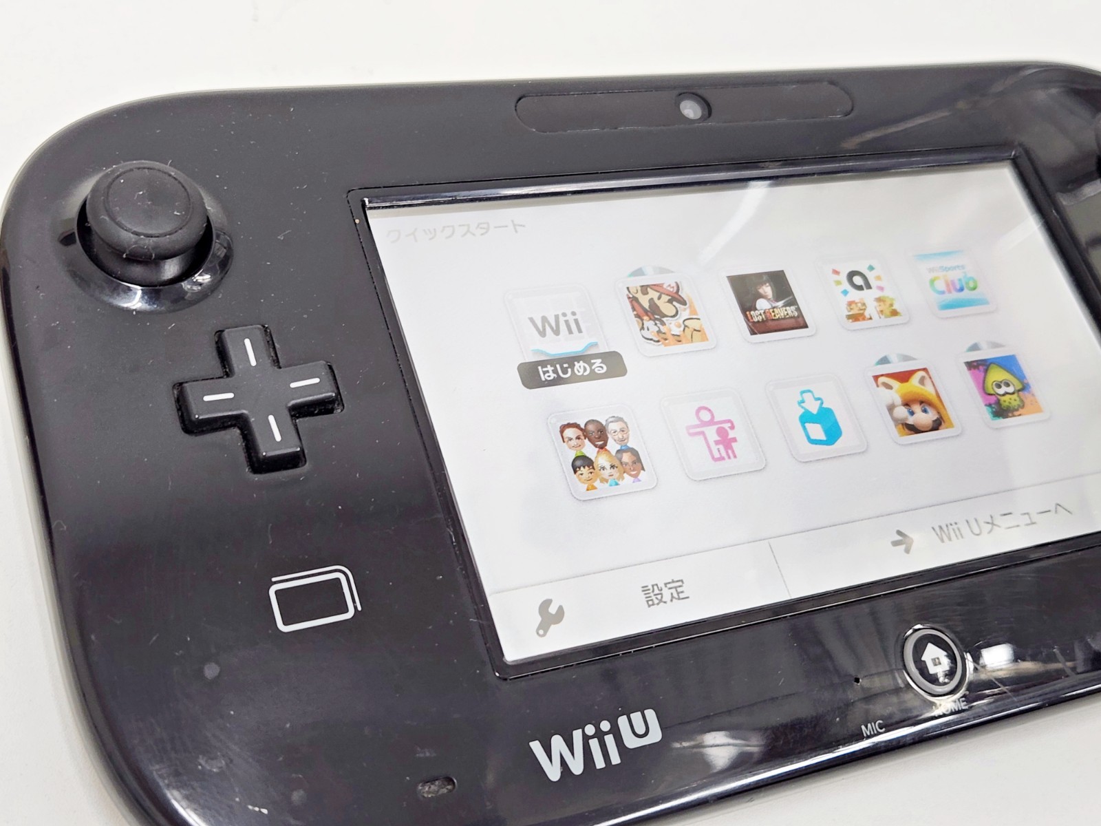 Nintendo Wii U Game Pad Black WUP-010(JPN) 401