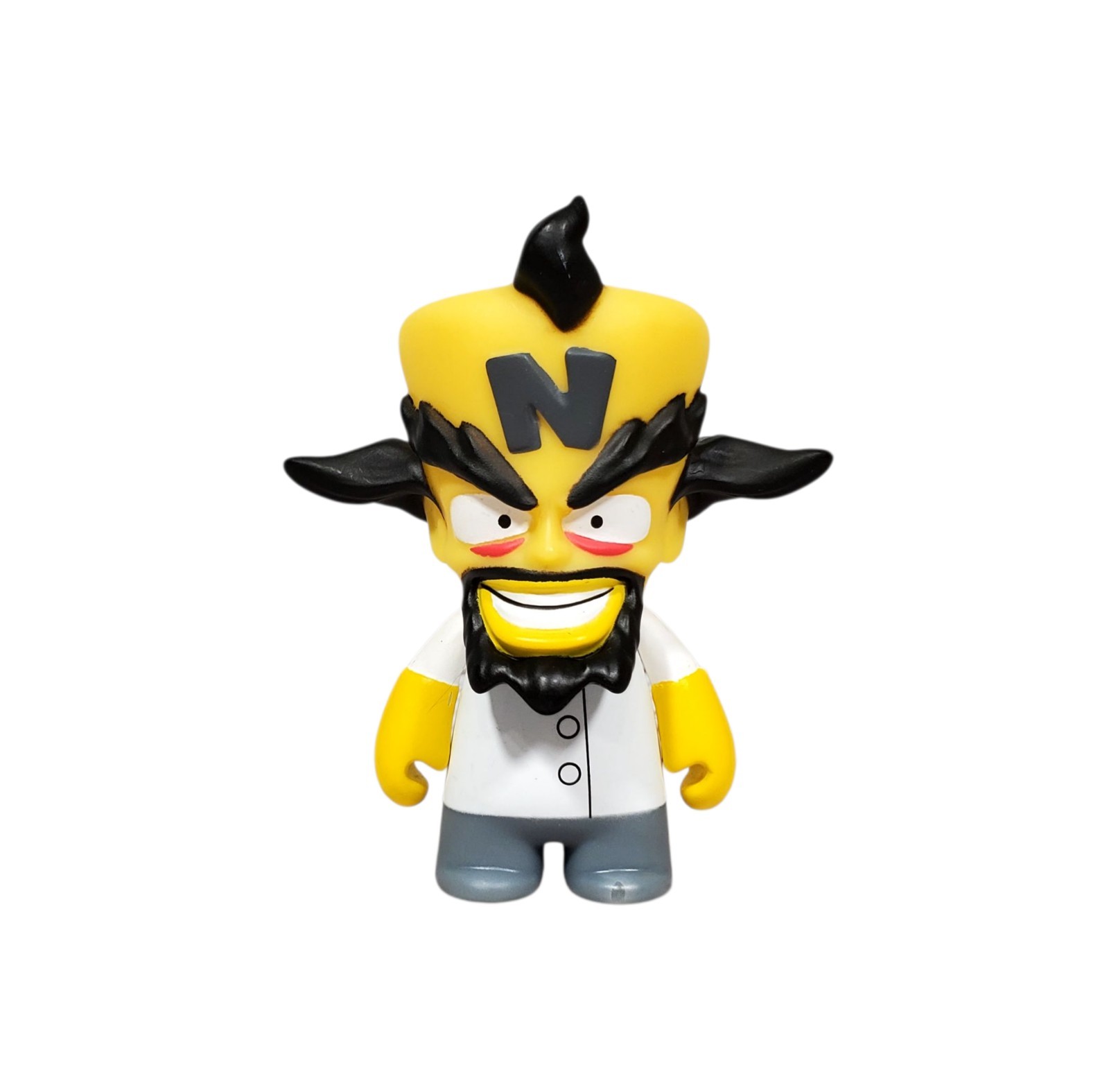 Kidrobot Crash Bandicoot Series Dr. Neo Cortex Vinyl Figure HTF