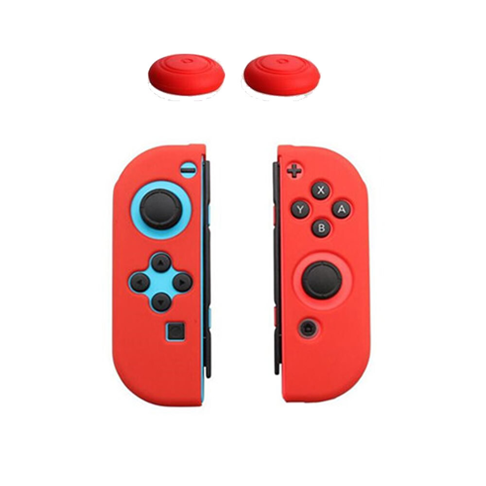 Silicone Rubber Skin Case Gel Cover Grip For Nintendo Switch Joy-Con Color