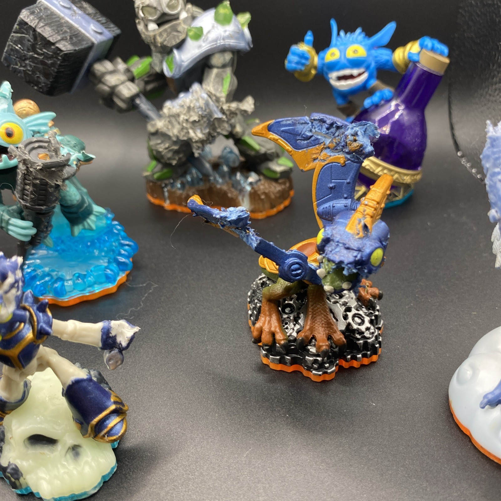 Skylander Giants Figures Granite Crusher,Bash,Slobber Tooth *read Notes Lot Of 8