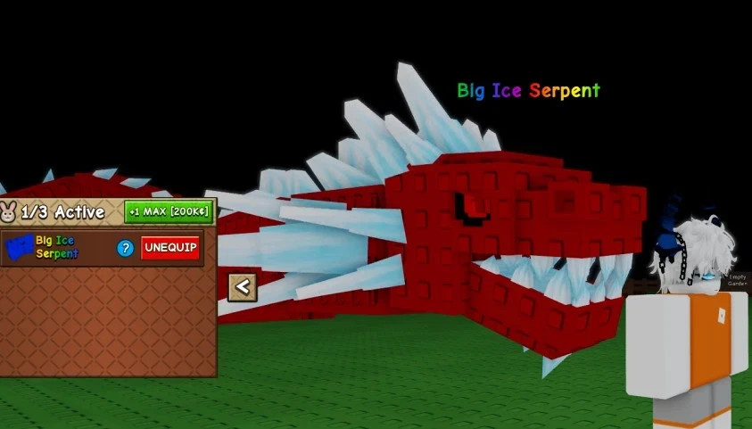 1x Big rainbow ice serpant and 1x rainbow ice serpant 2x regular unicorn