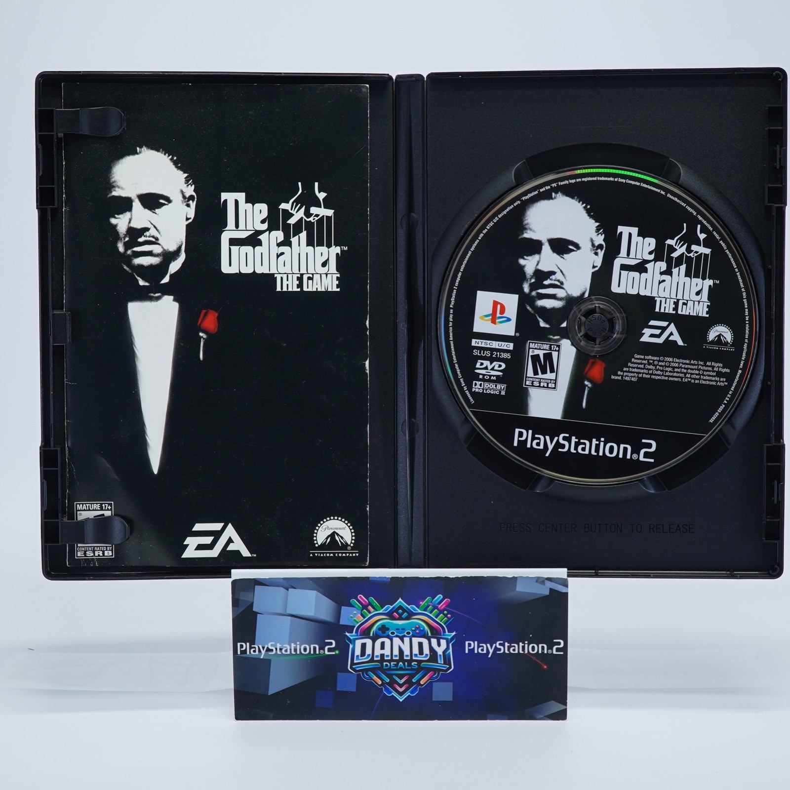 The Godfather PS2 Black Label – CIB W/ Manual – PlayStation 2