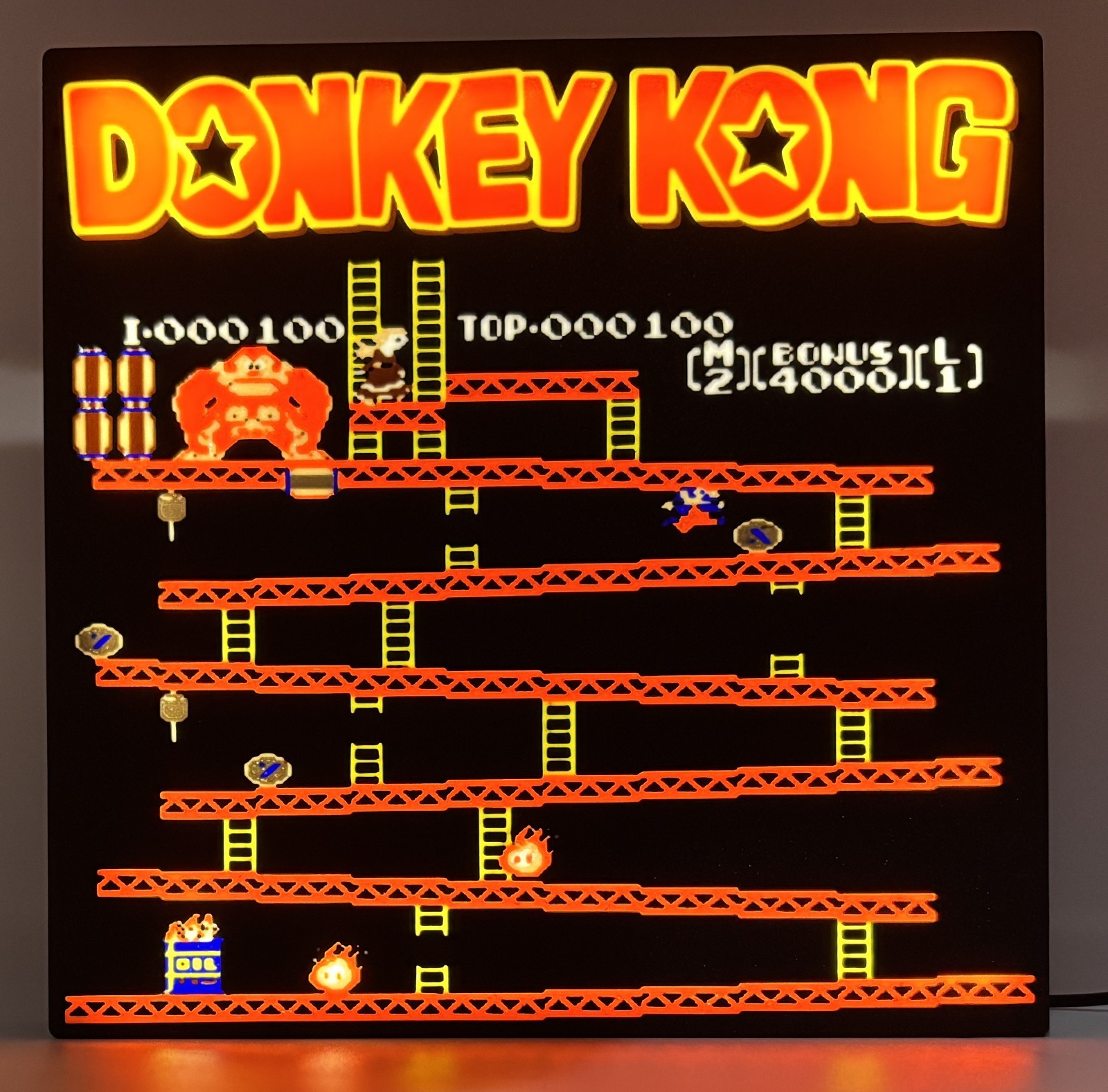 Donkey Kong Lighted Display
