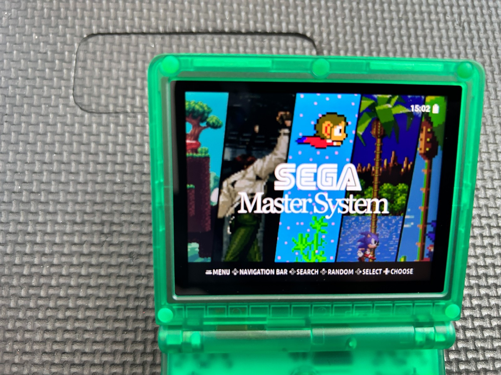 ANBERNIC RG35XX SP (TRANSPARENT GREEN) KNULLI 2 OS (64GB GAME CARD) (GXRG)