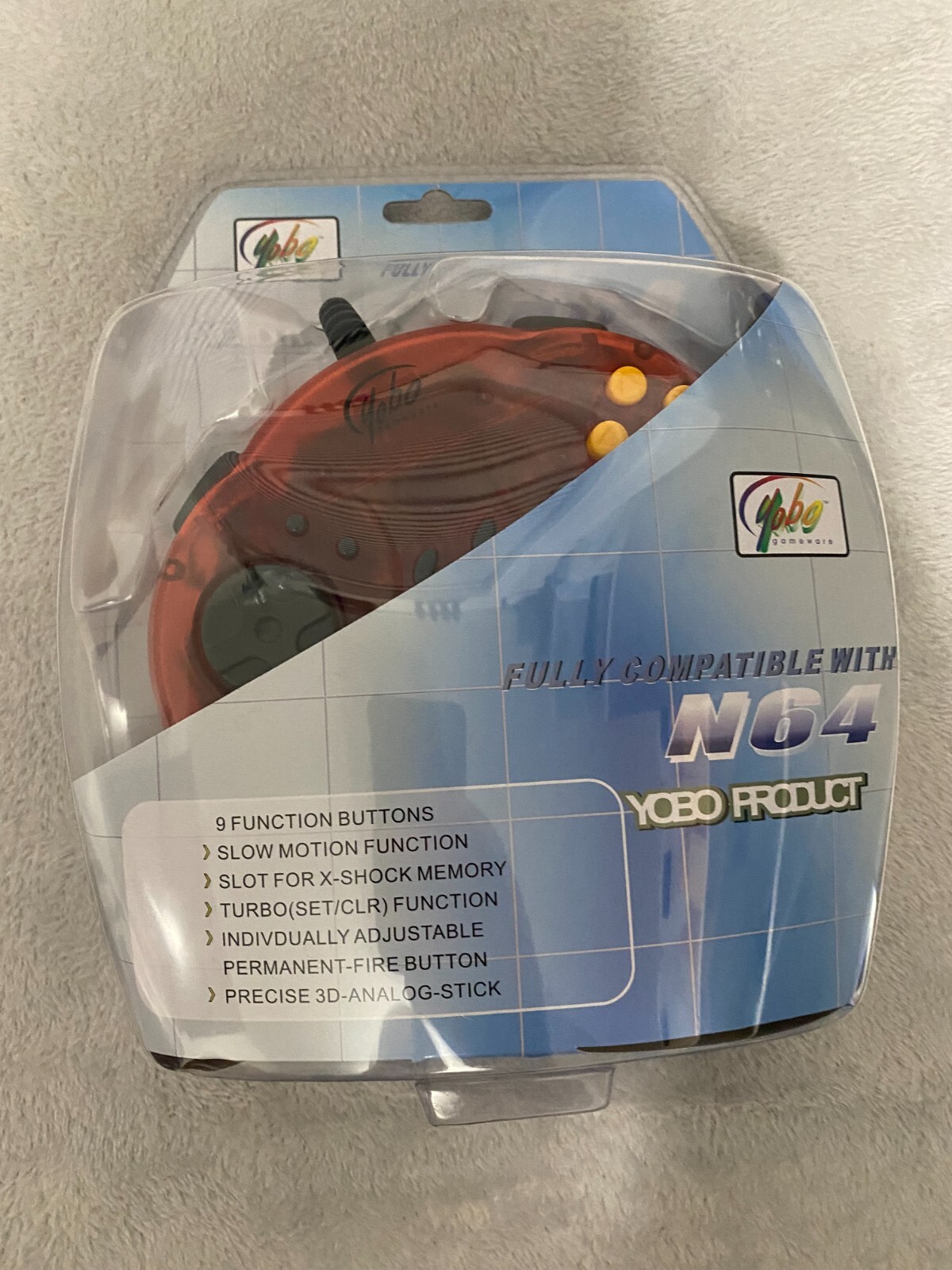 FACTORY SEALED YOBO CONTROLLER JOYPAD FOR NINTENDO 64 N64 ++CHOOSE YOUR COLOR++