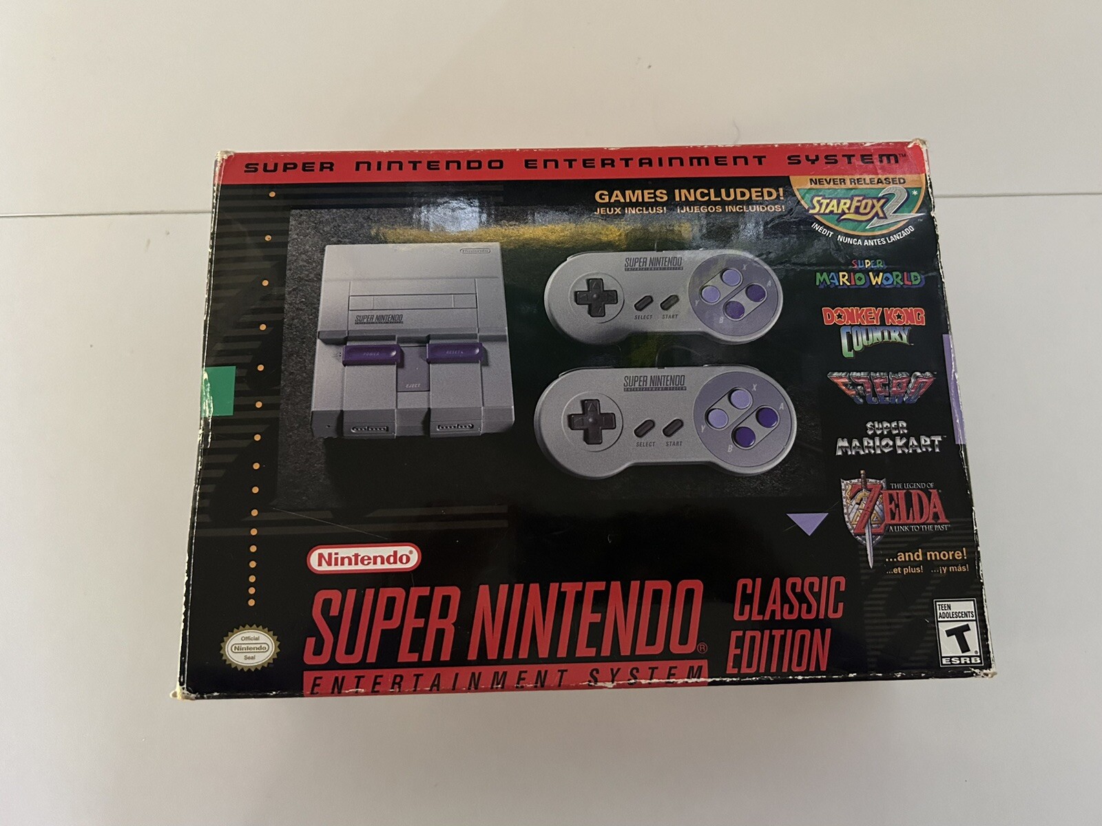 Nintendo Super NES Classic Edition Gaming Console – Grey
