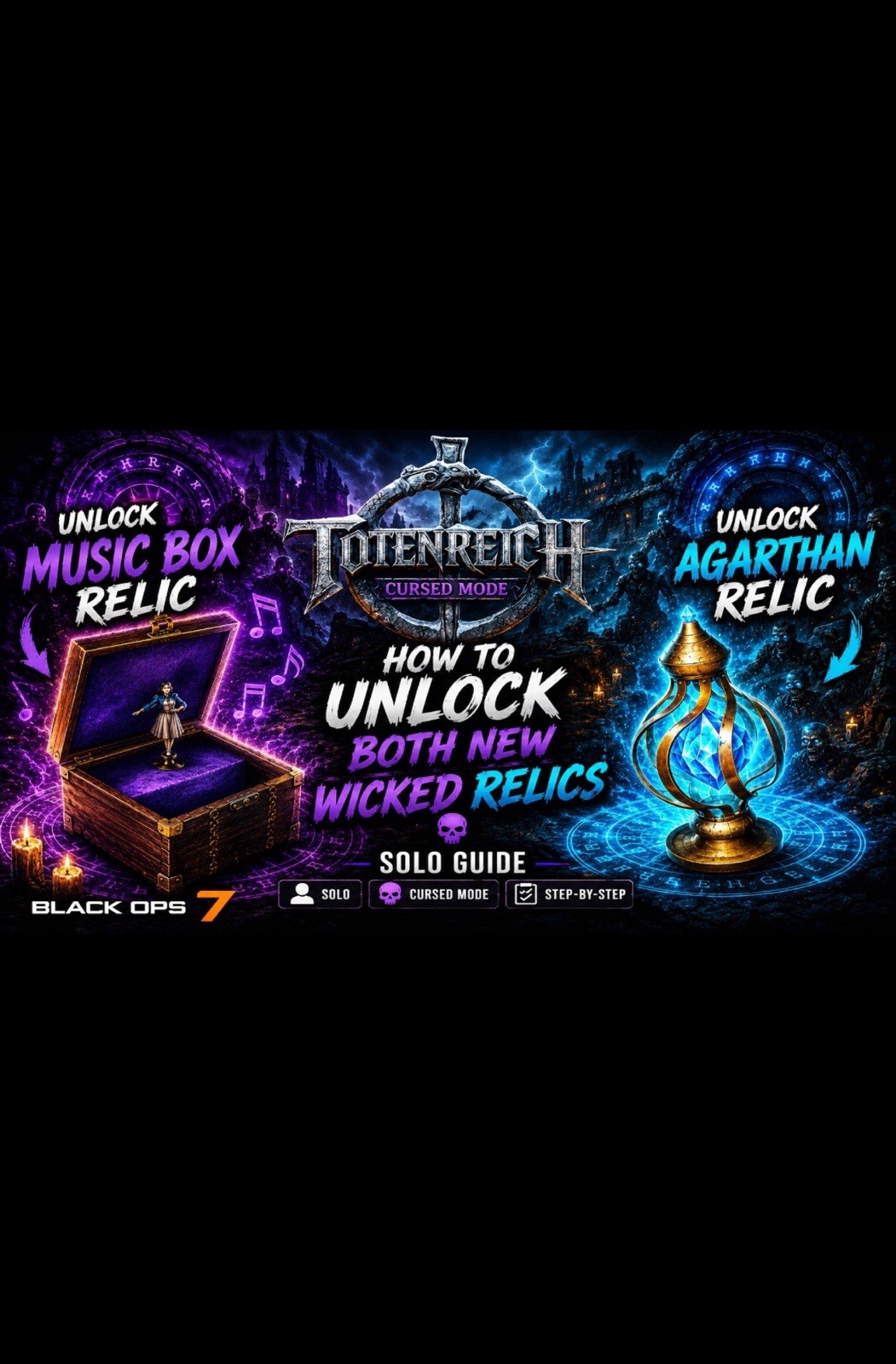 Totenreich Agarthan OR Music Box Relic CARRY SERVICE Black Ops 7 Zombies