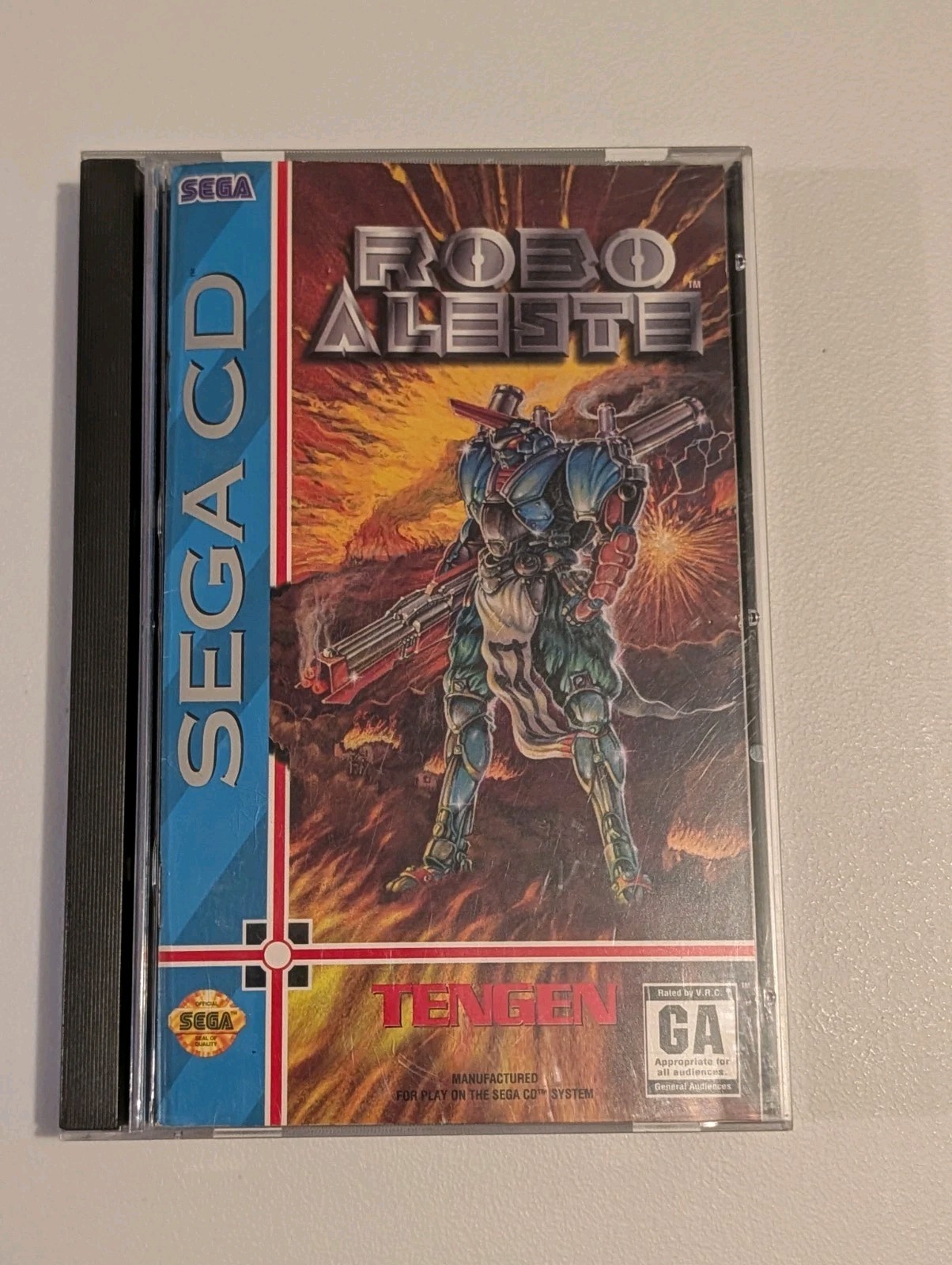 Robo Aleste (SEGA CD) Complete In Box CIB Very Good Condition Reg Card Intact