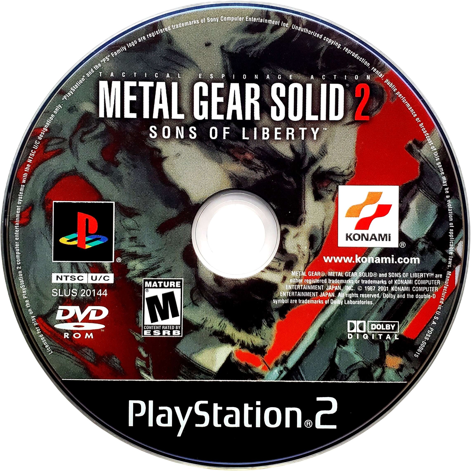 Metal Gear Solid 2 – Sony Playstation 2 Pristine Tested Authentic