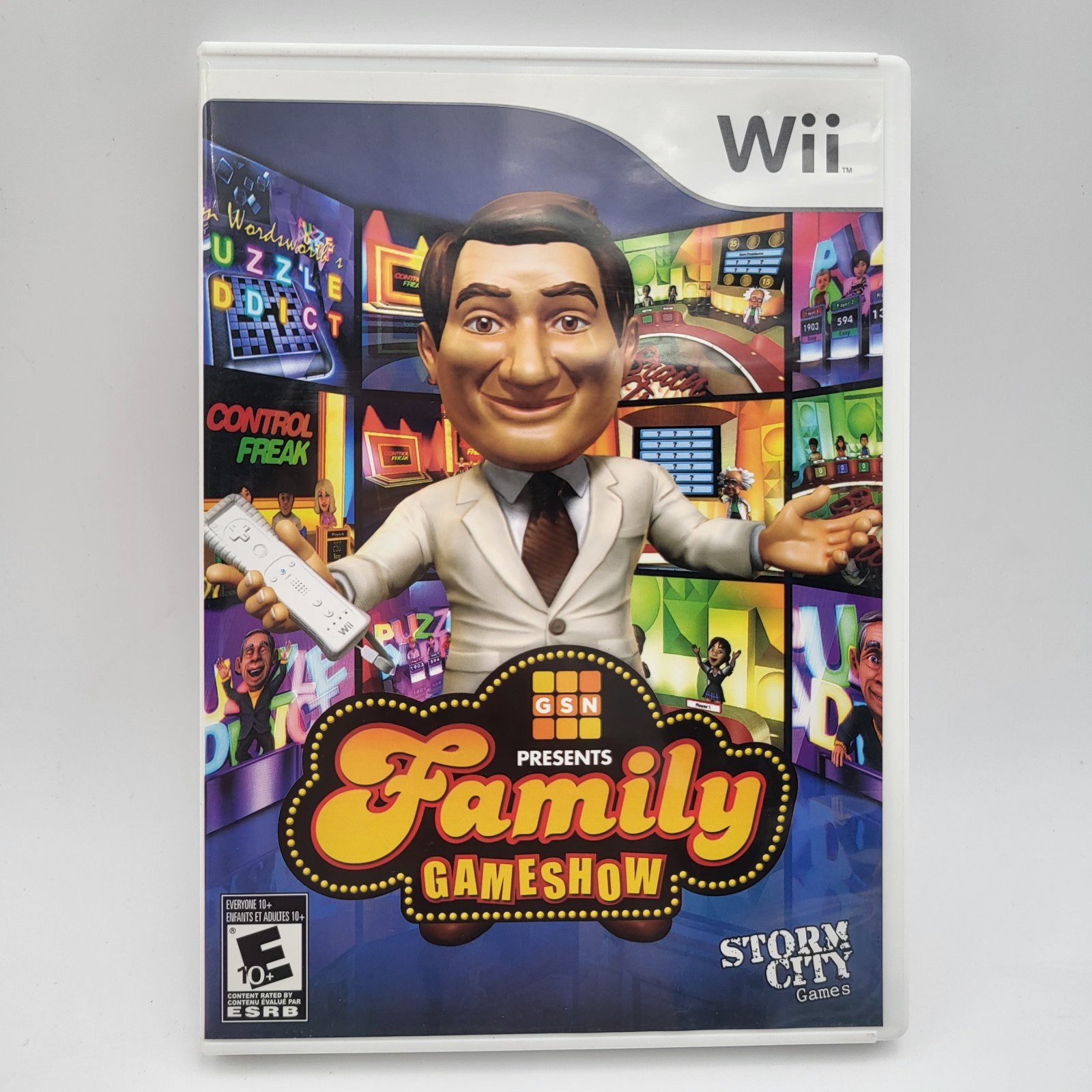 GSN Presents: Family Gameshow (Nintendo Wii, 2010) Complete Tested