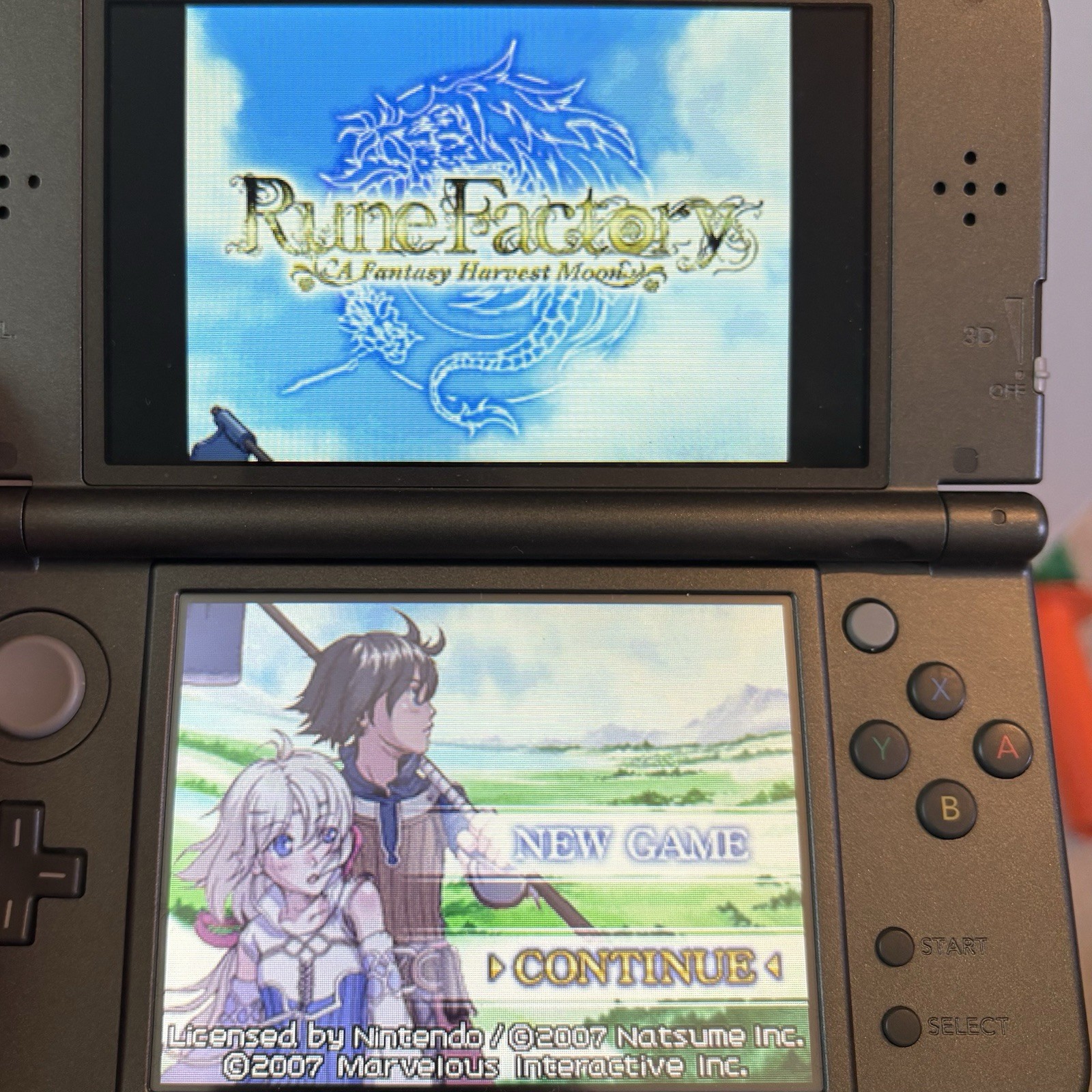 Rune Factory: A Fantasy Harvest Moon (Nintendo DS, 2007) CIB w/ Manual – TESTED!