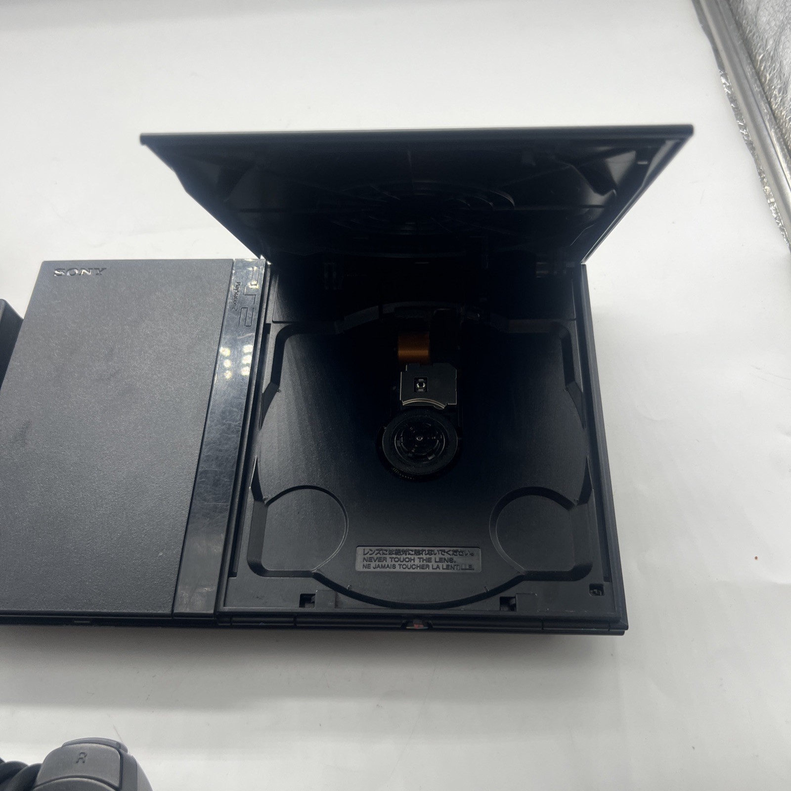 Sony PlayStation 2 PS2 Slim SCPH-75001 Console System OEM Bundle – Tested