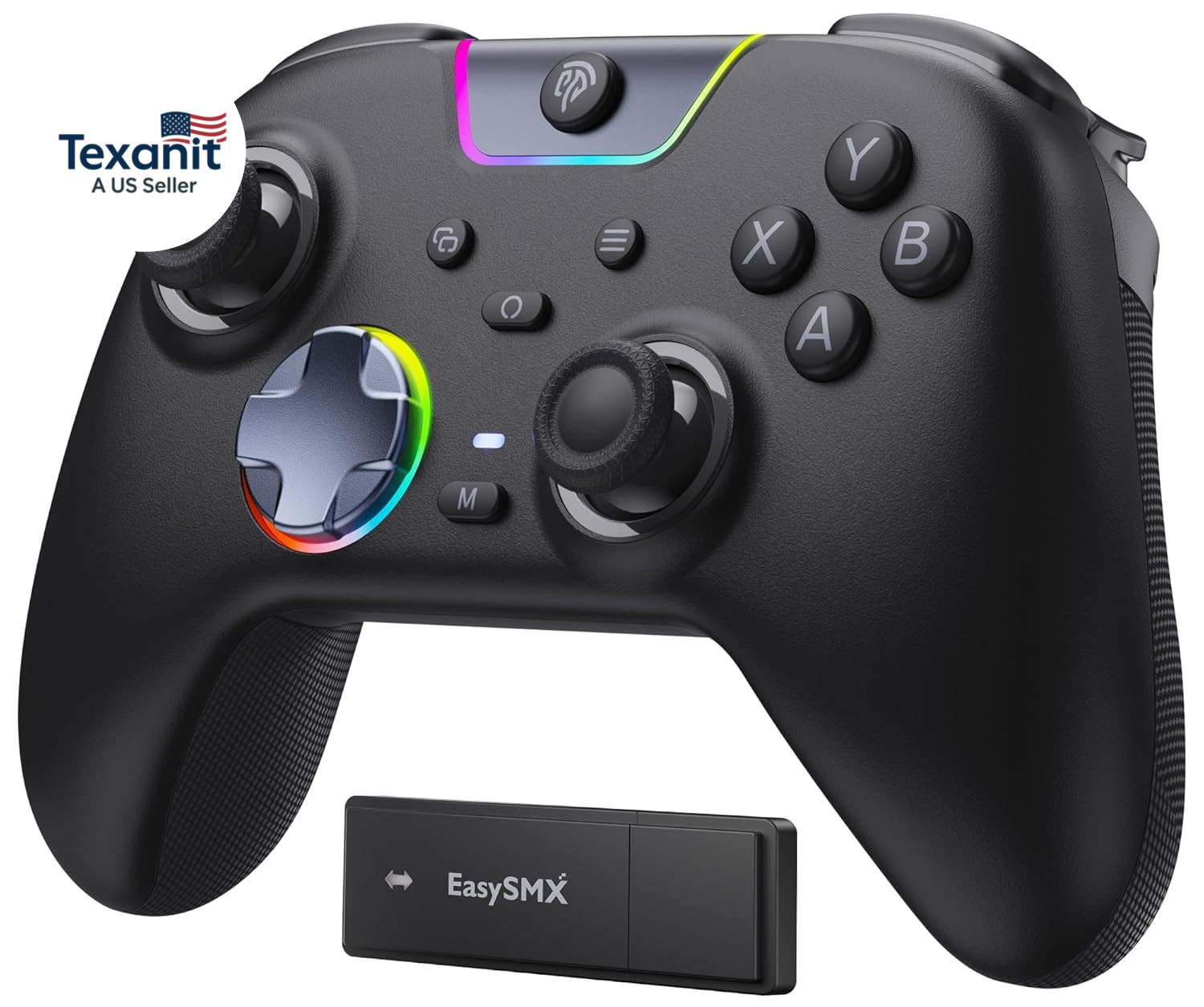 X05Pro Wireless PC Controller – Quiet-Press Buttons, 2-Stage Impulse Triggers, 2