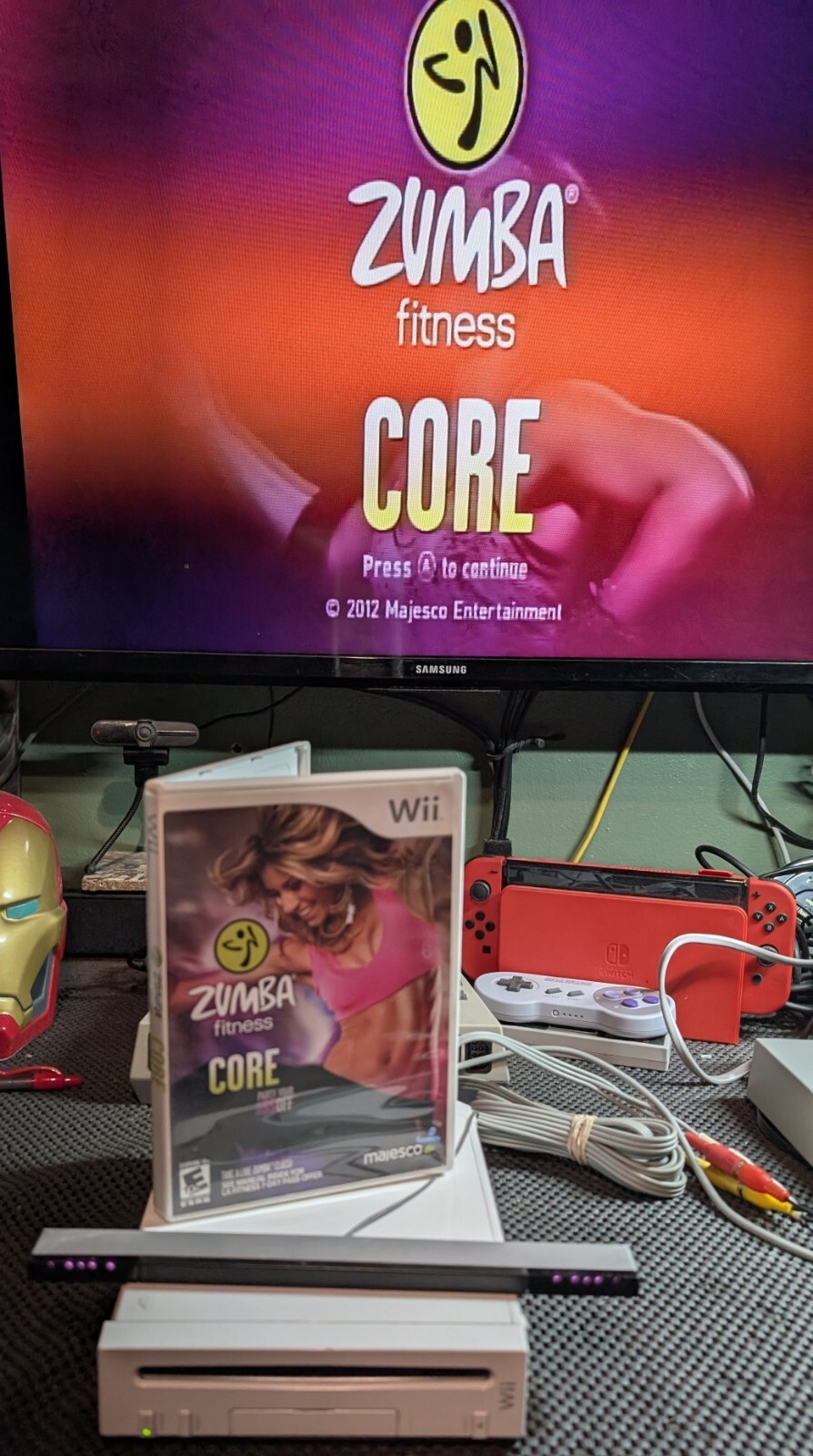 Zumba Fitness Core Nintendo Wii Tested and Working