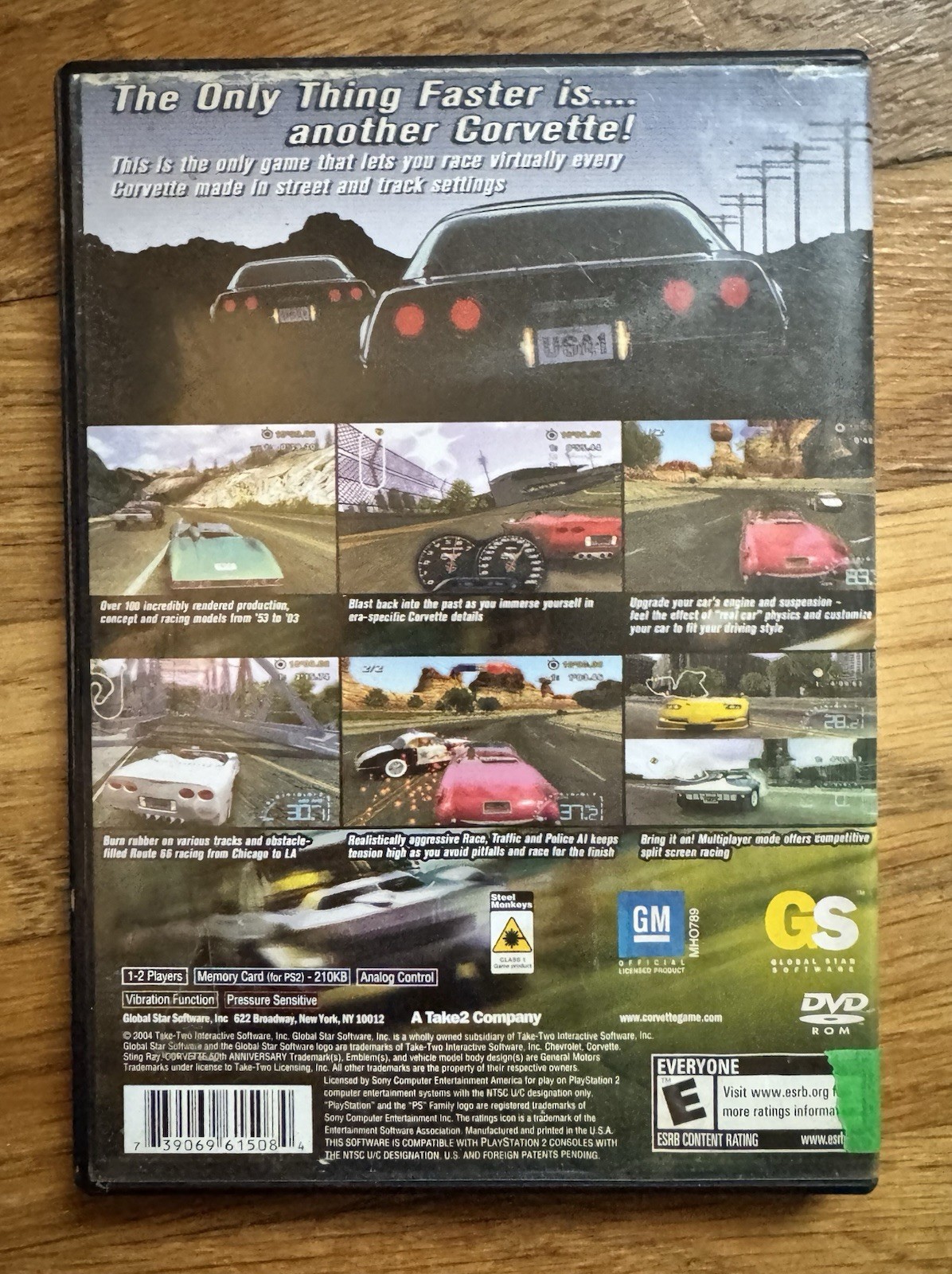 Corvette (Sony PlayStation 2, 2004). CIB. Tested