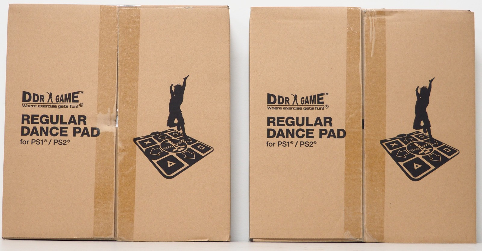 2 Mats of Dance Revolution DDR Dance Pads for PlayStation PS1 PS2 with 8 Arrows
