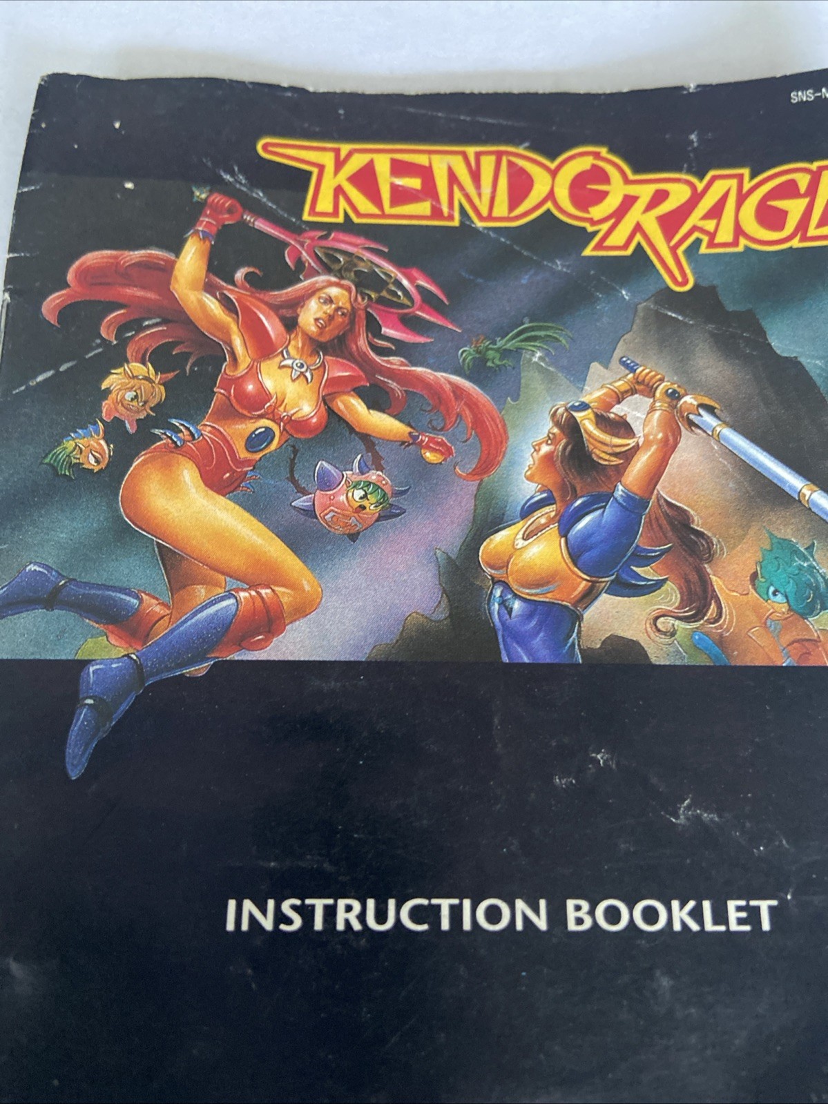 Kendo Rage SNES Instruction Manual ONLY