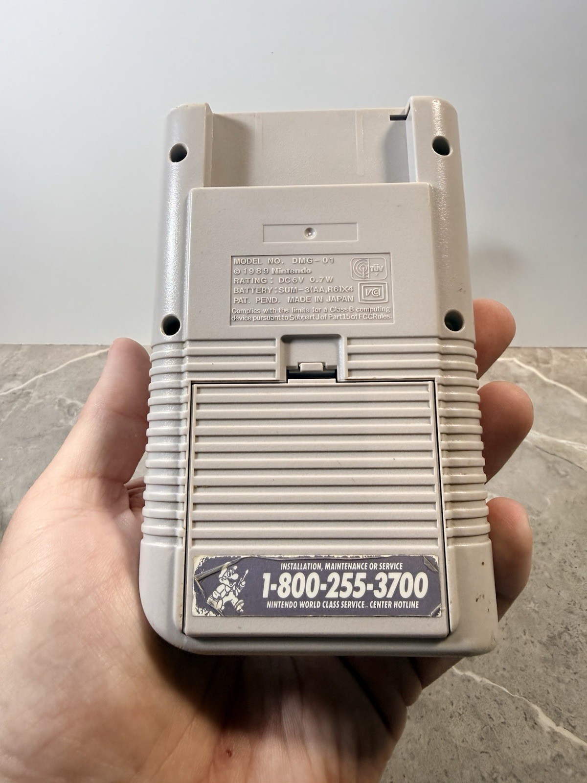 Original Nintendo Game Boy (DMG-01) – Powers On – CLEAN Battery Contacts Video