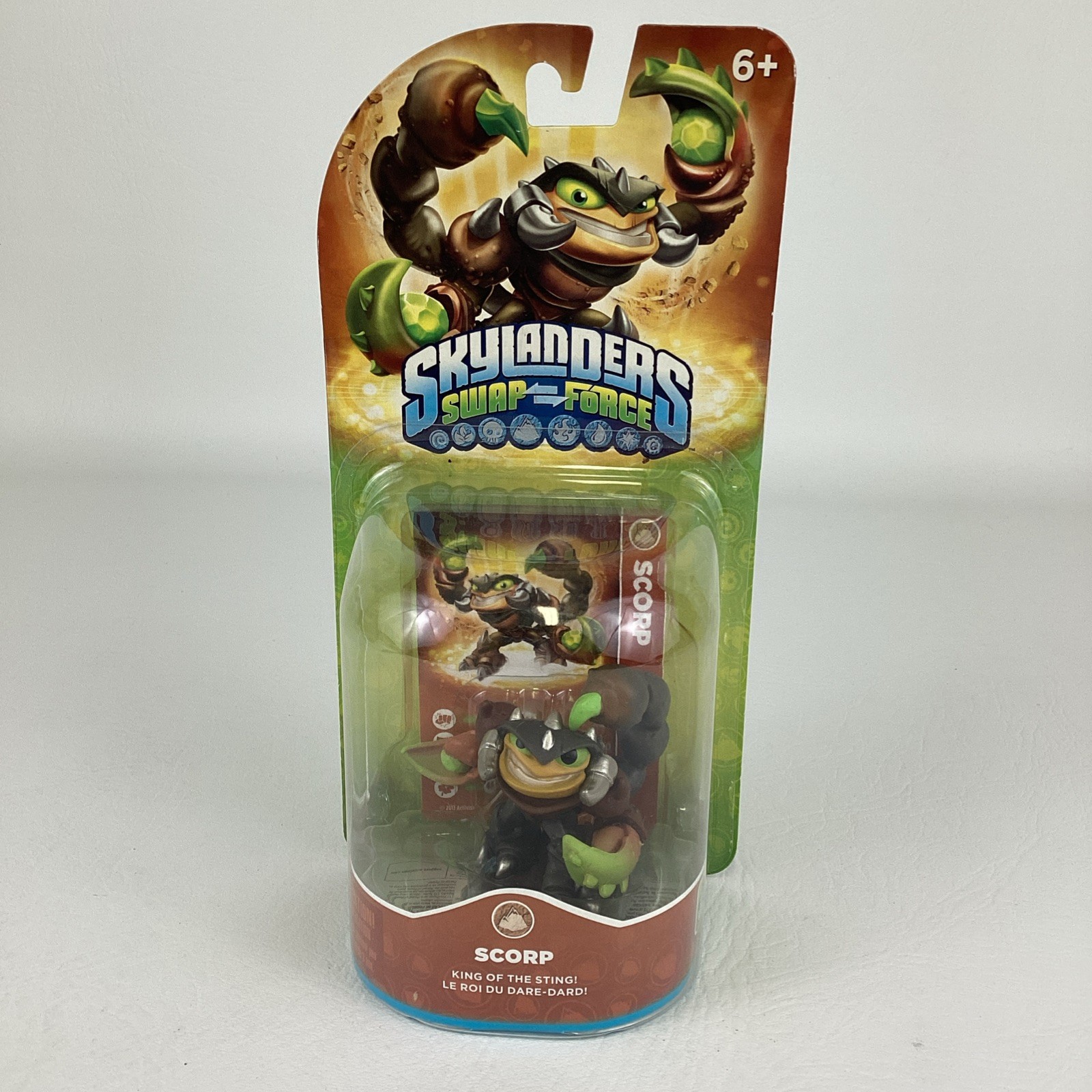 Skylanders Swap Force Scorp Video Game Character Figure Card Stickers 2013