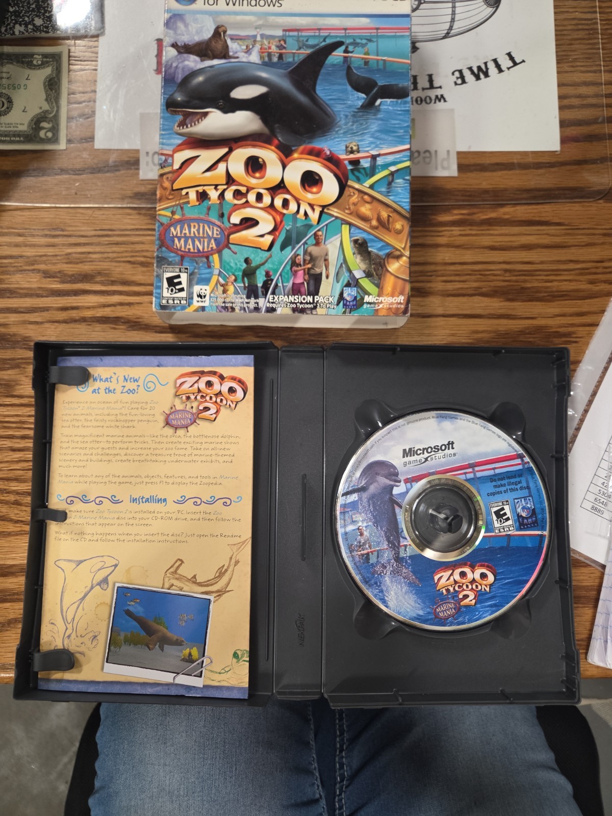 Zoo Tycoon 2 Marine Mania Expansion Pack 2006 Windows PC CD