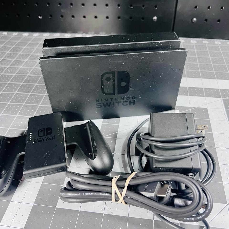 Nintendo Switch Docking Station Replacement- HAC-007 Dock, Joy-Con Grip & Cables
