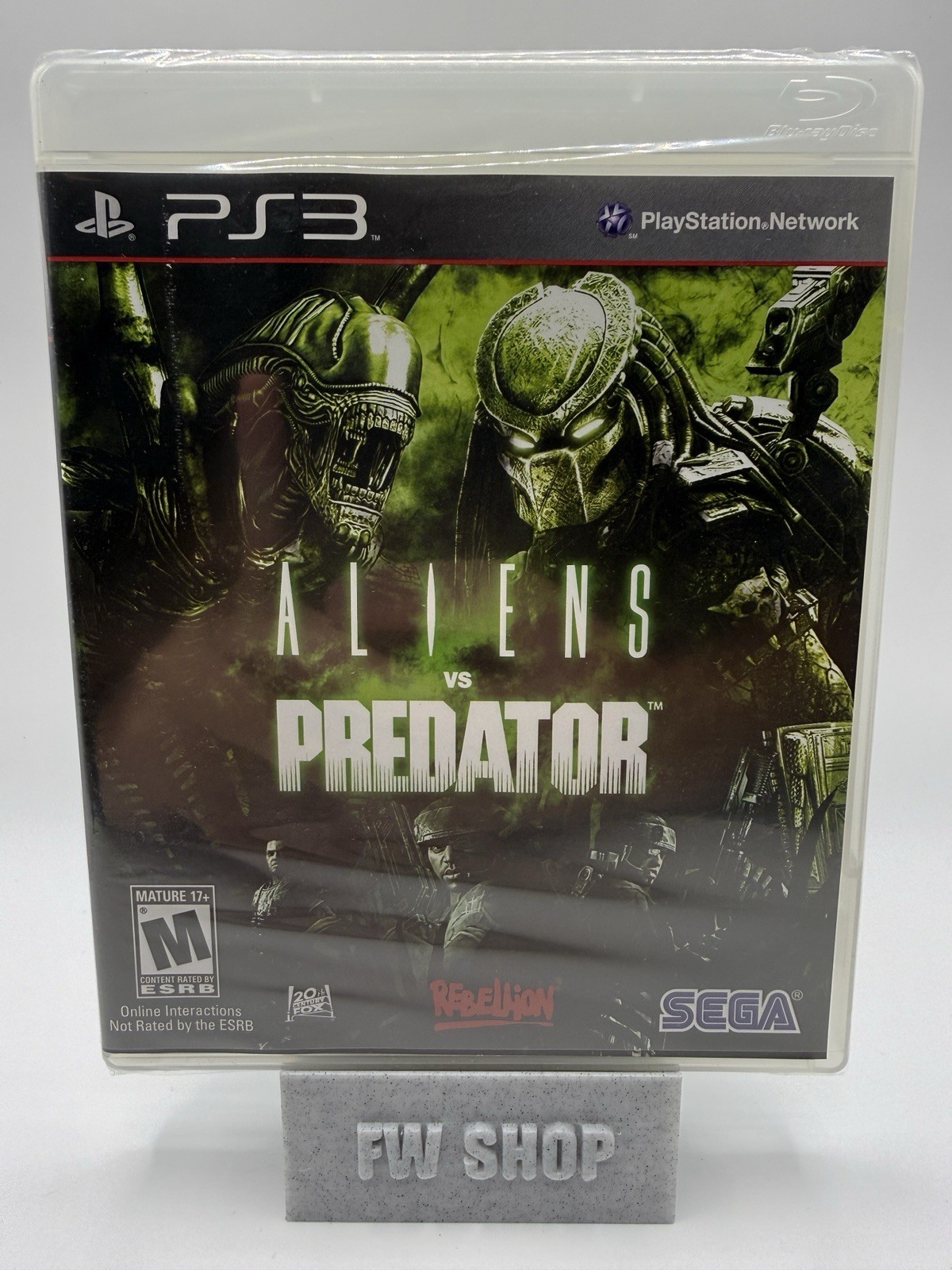 Aliens vs Predator PS3 Sega Mature 17+ Shooter Brand New Sealed