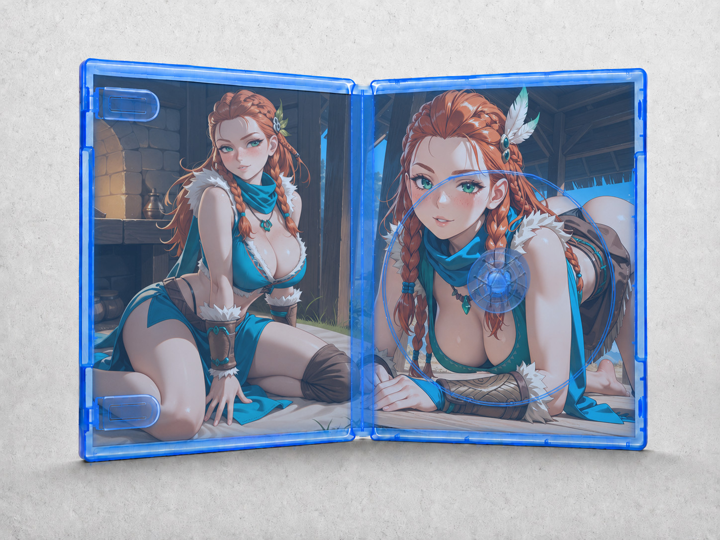 💎 Horizon Forbidden W PS5 Custom Cover Art Insert | Aloy Display Case | Fan Art