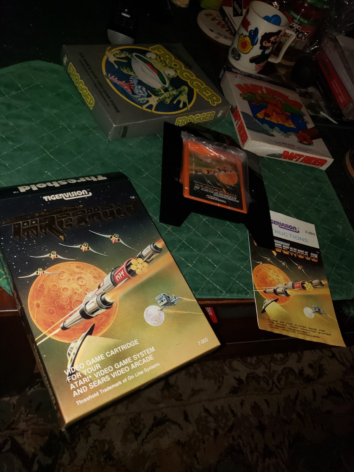 ultra rare Atari 2600 Raft Rider Stargunner Threshold star gunner nes