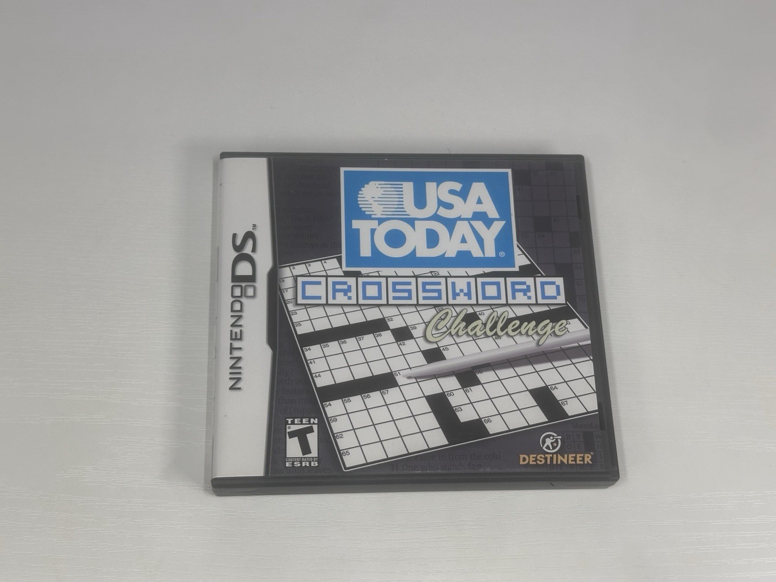 Nintendo DS USA Today Crossword Challenge Complete Tested