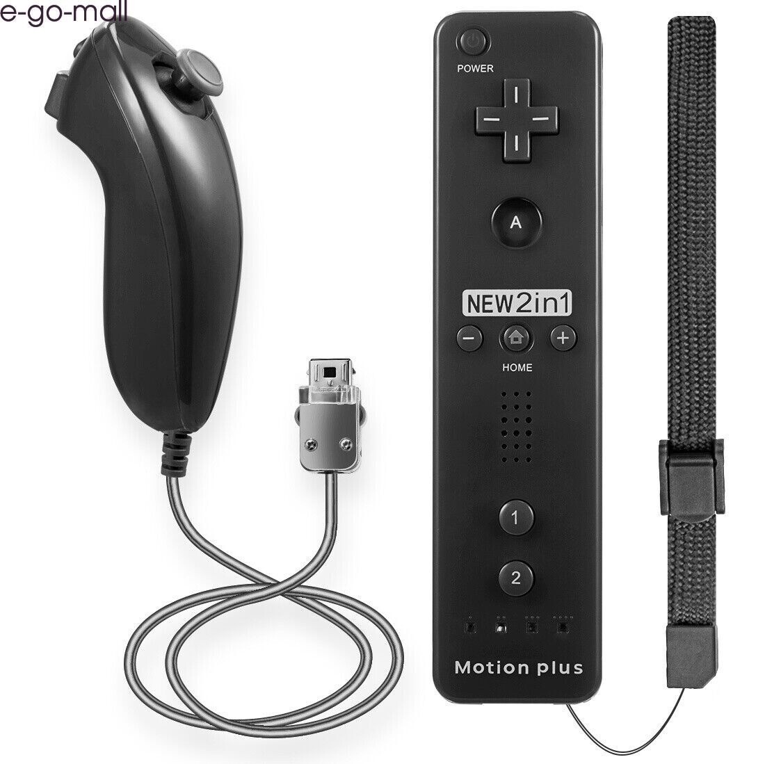 Motion Plus Wii Remote Controller & Nunchuck for Nintendo Wii & Wii U Console