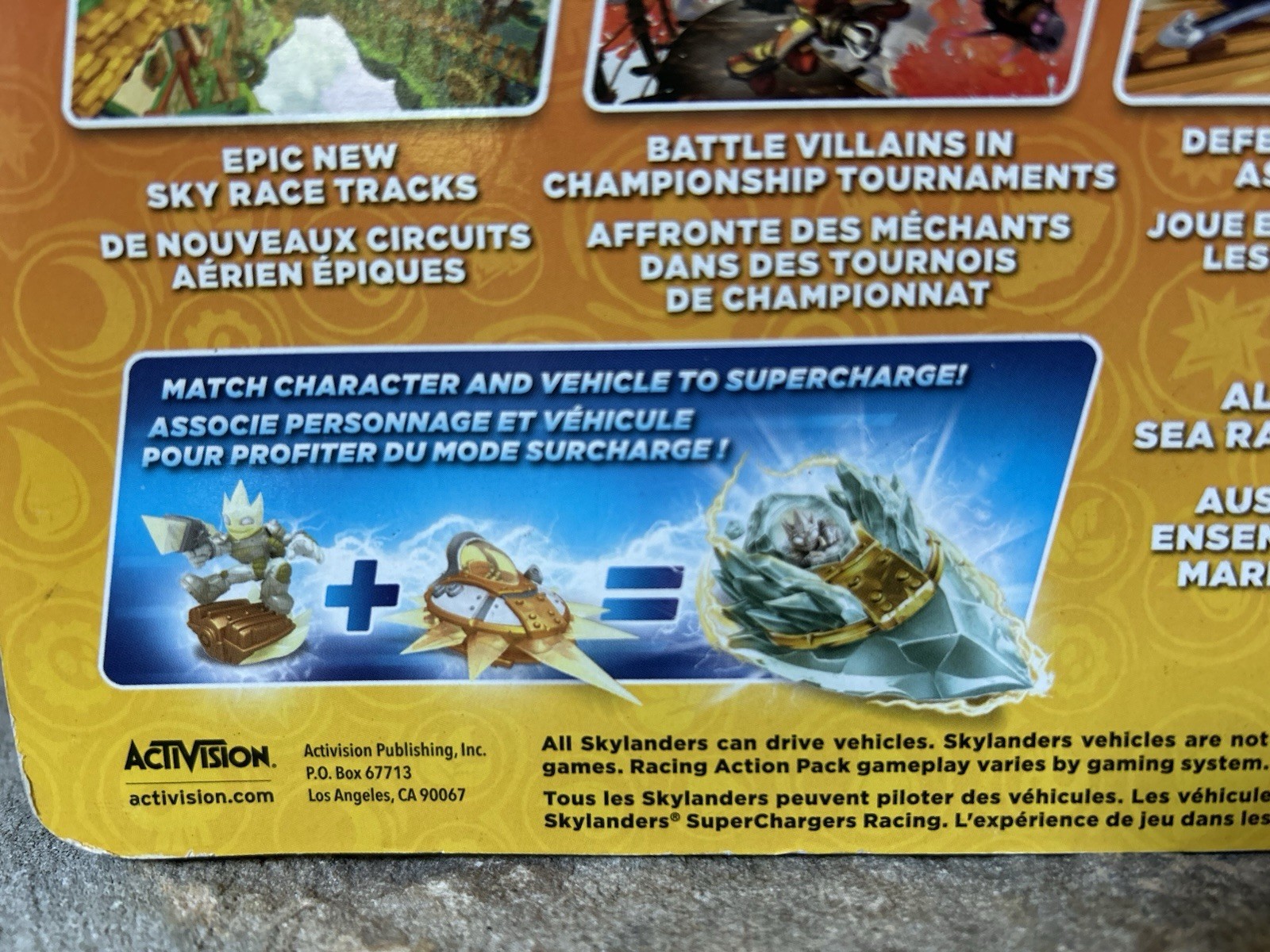 Skylanders Superchargers Sky Racing Pack [ Astroblast Sky Trophy Sun Runner] NEW