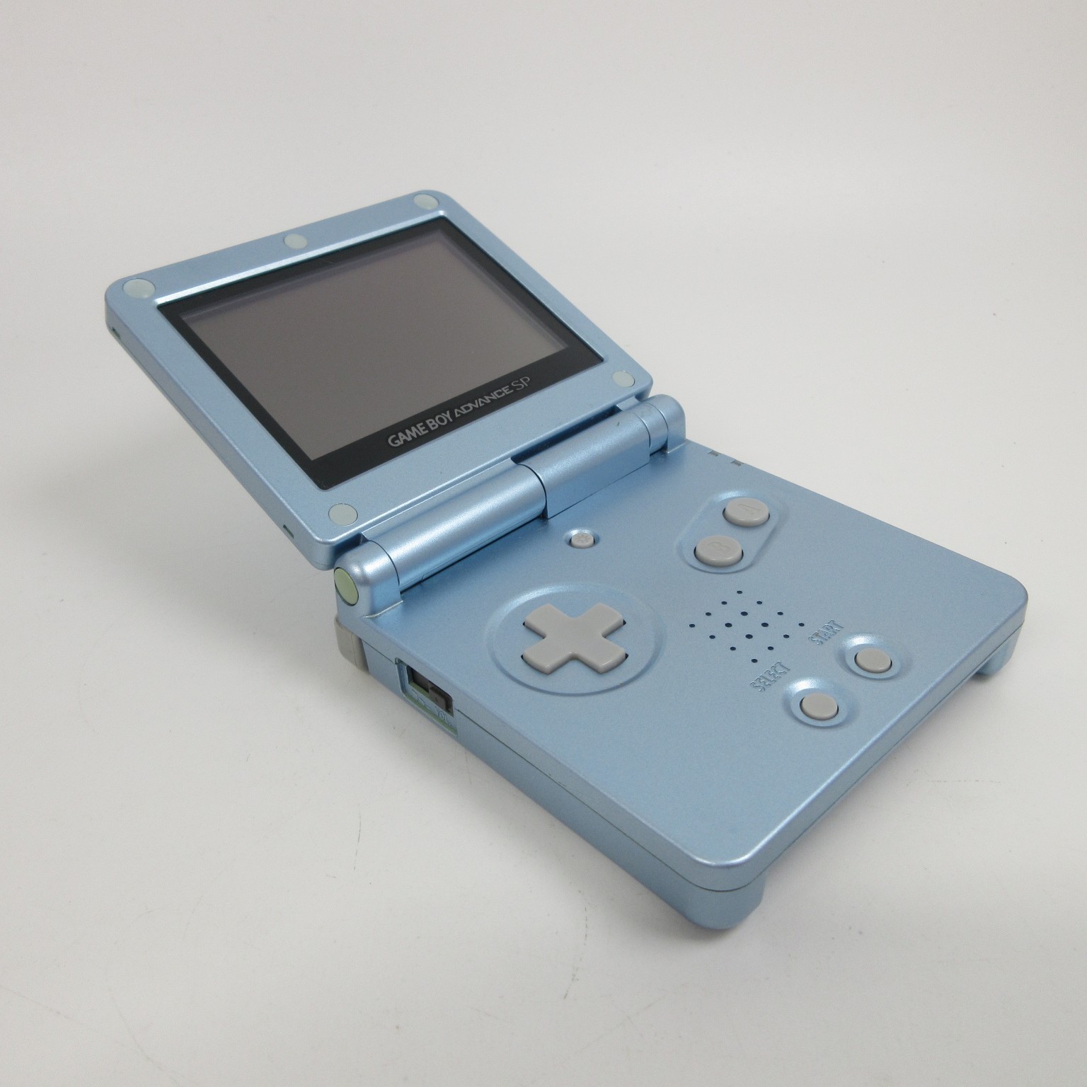 【Very Good】Nintendo GameBoy Advance SP Pearl Blue GBA Console #Arr08/0627/03