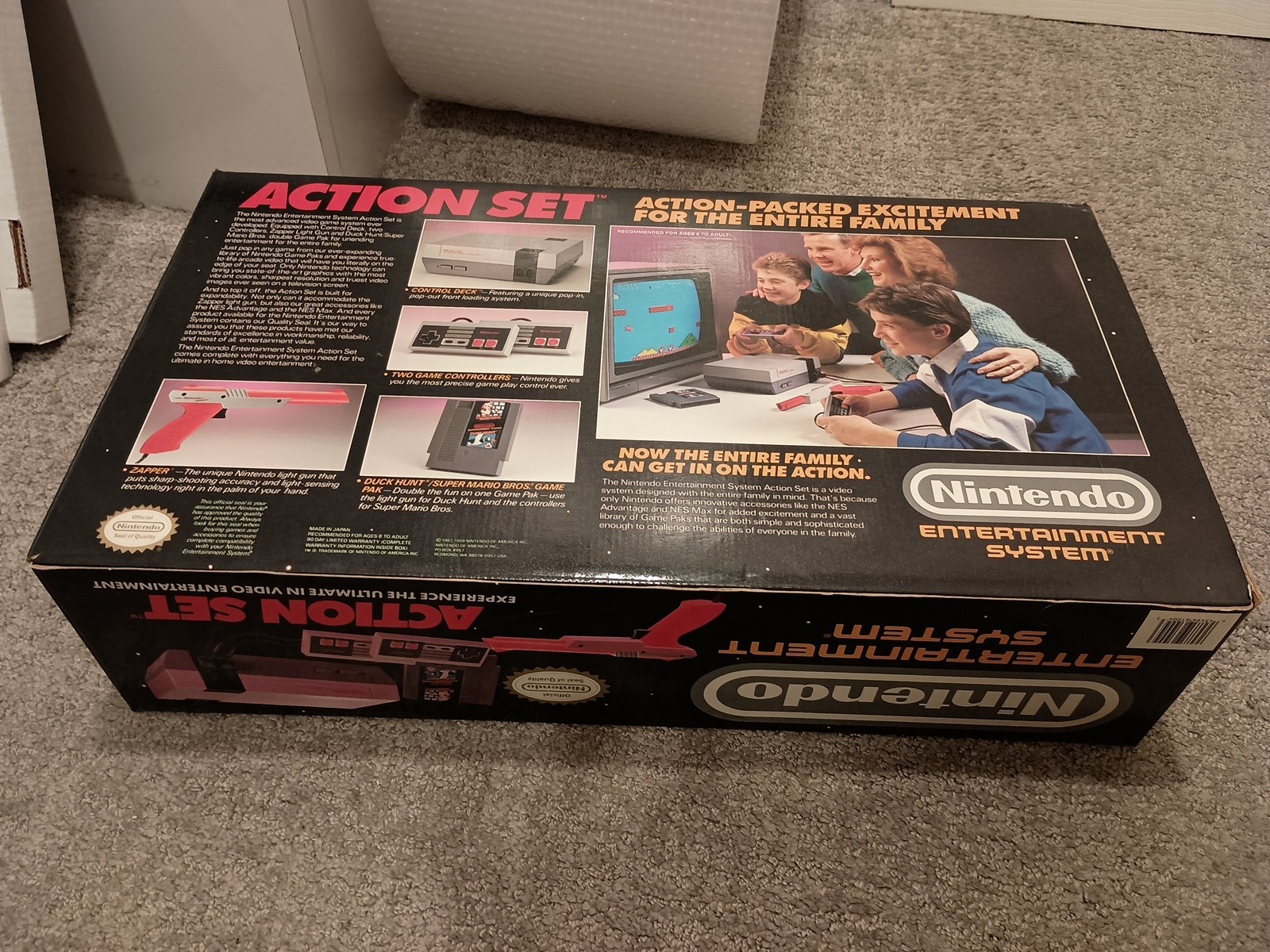 Nintendo Entertainment System Action Set Console Bundle – Great Shape!