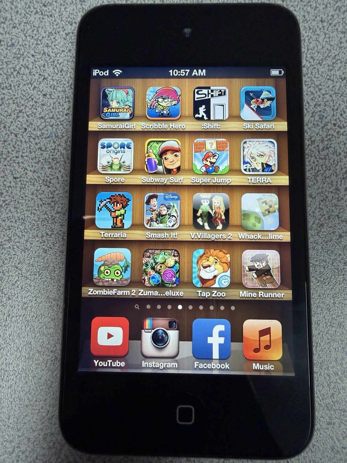 128 Games iPod touch 4th 8GB COD Voltron Contra Rare Retro IOS Nostalgic