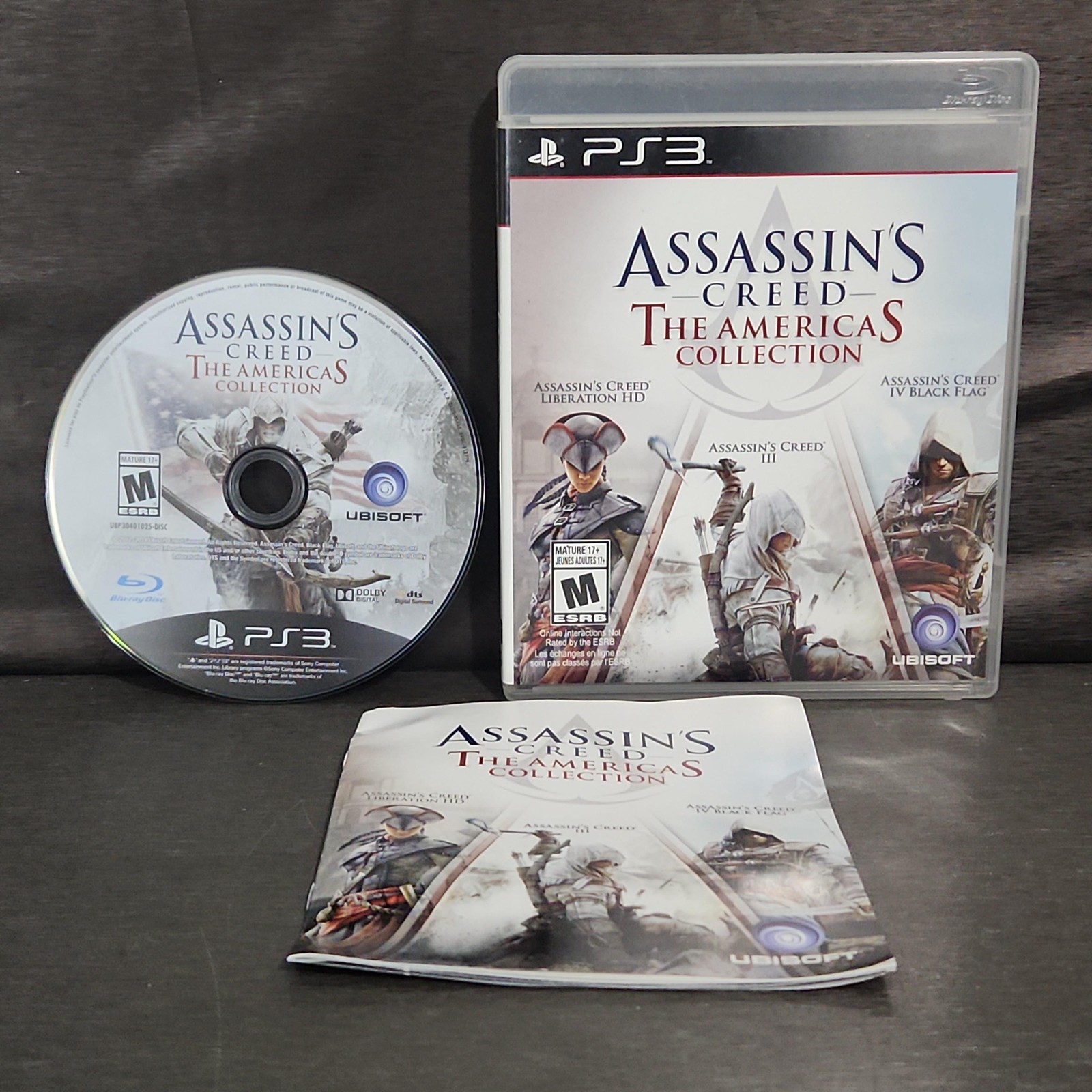 Assassin’s Creed The Americas Collection PlayStation 3 PS3 Game CIB