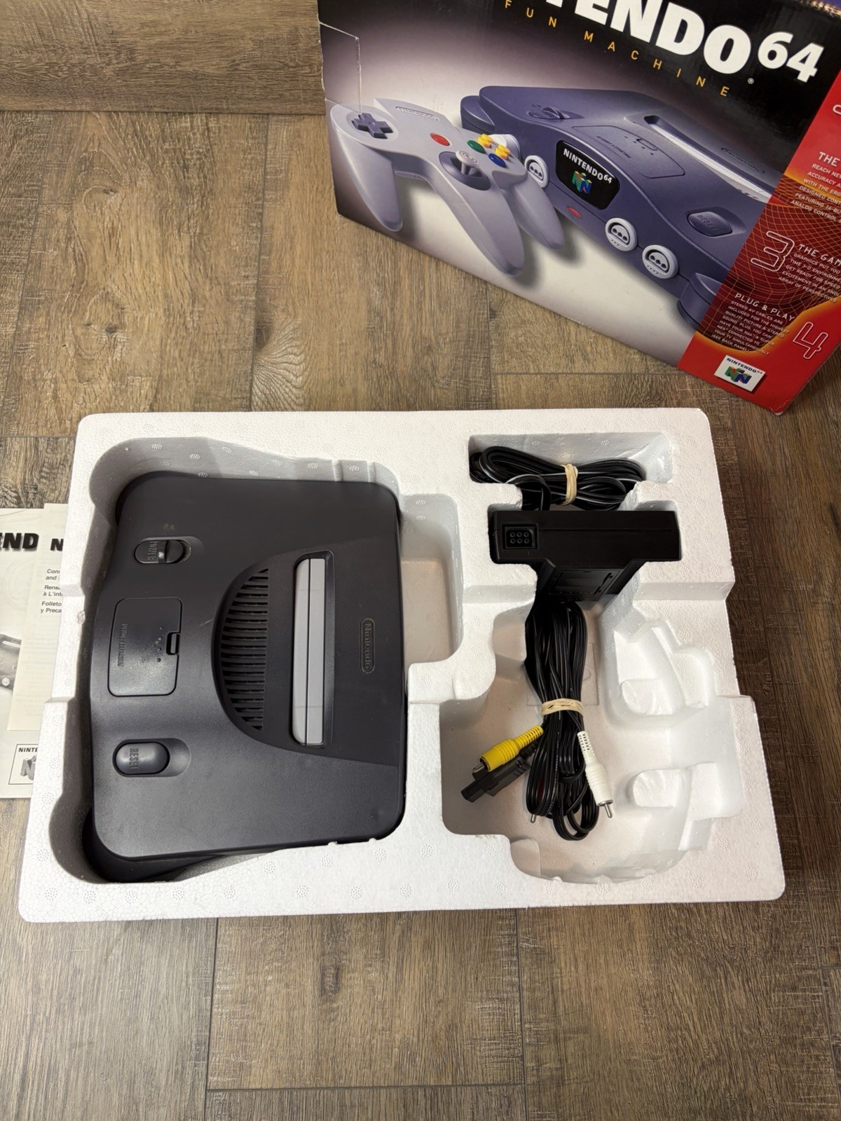 Original Nintendo 64 N64 Console System CIB Complete In Box Authentic OEM GOOD!