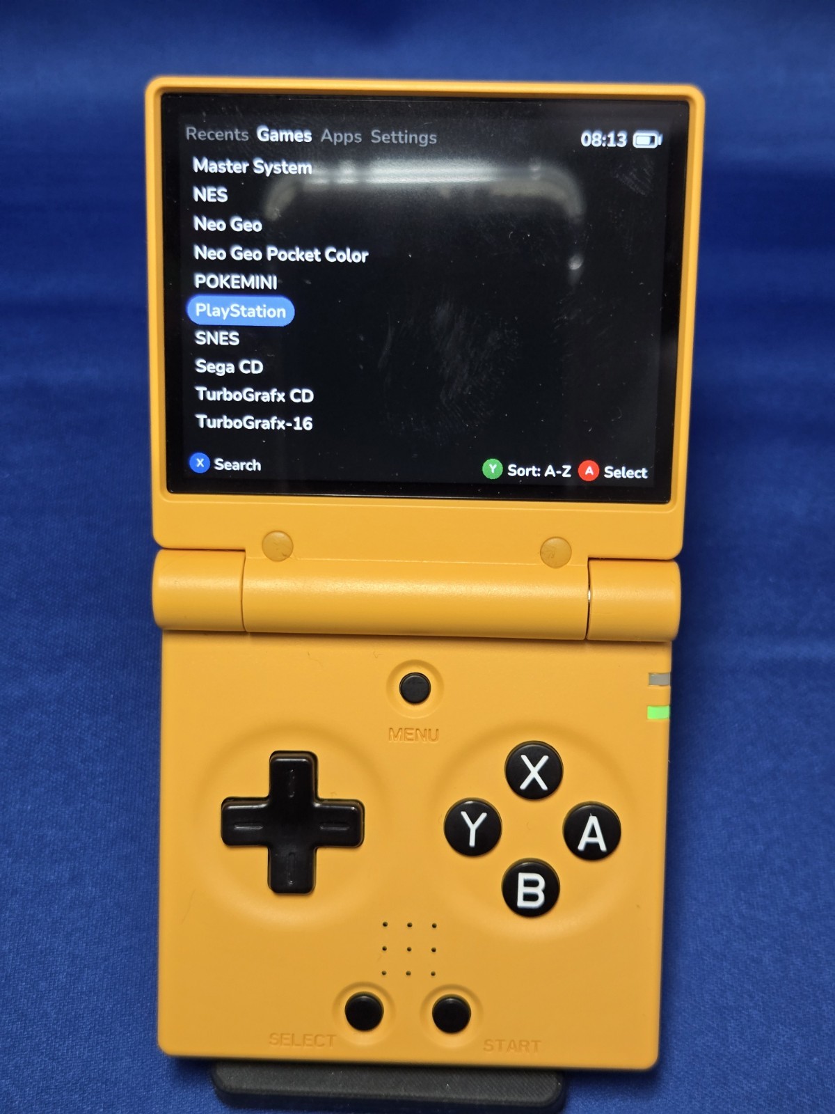 Miyoo Mini Flip | Yellow | 64GB MicroSD Card | AlliumOS | Ready To Play!