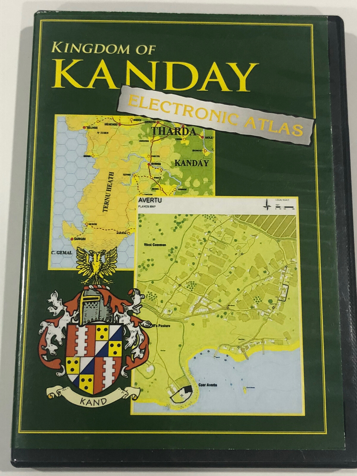 Harnmaster Kingdom Of Kanday Electronic Atlas CD ROM 2007 PC Fantasy Role Play