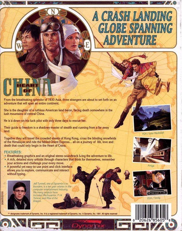 Heart of China PC Game Dynamix 1991 Windows 10 11