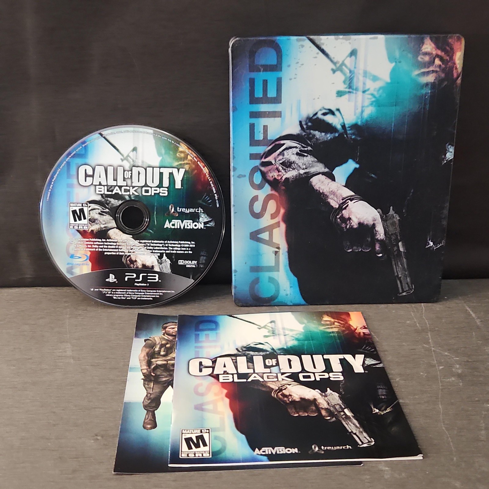 Call Of Duty Black Ops Sony PlayStation 3 PS3 Game SteelBook CIB