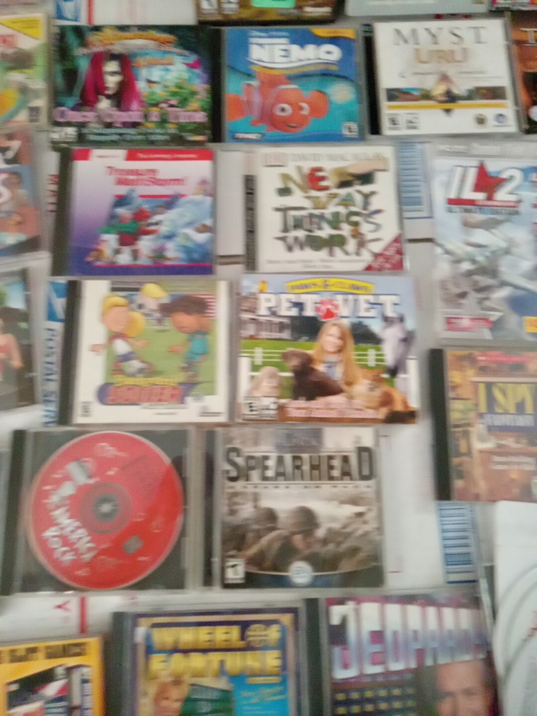 LOT OF 35 rare PC CD-ROM Video games Estate Sale Nice Variety 🇺🇲 T4#289