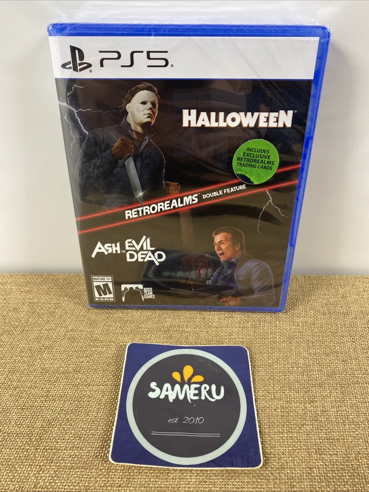 NEW HALLOWEEN ASH VS EVIL DEAD RetroRealms:Double Feature PS5 PLAYSTATION 5