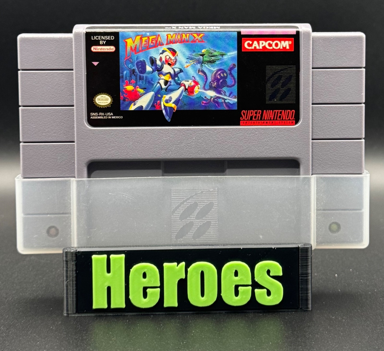 Super Nintendo SNES Mega Man X, Game Only, Verified Working (See Video)