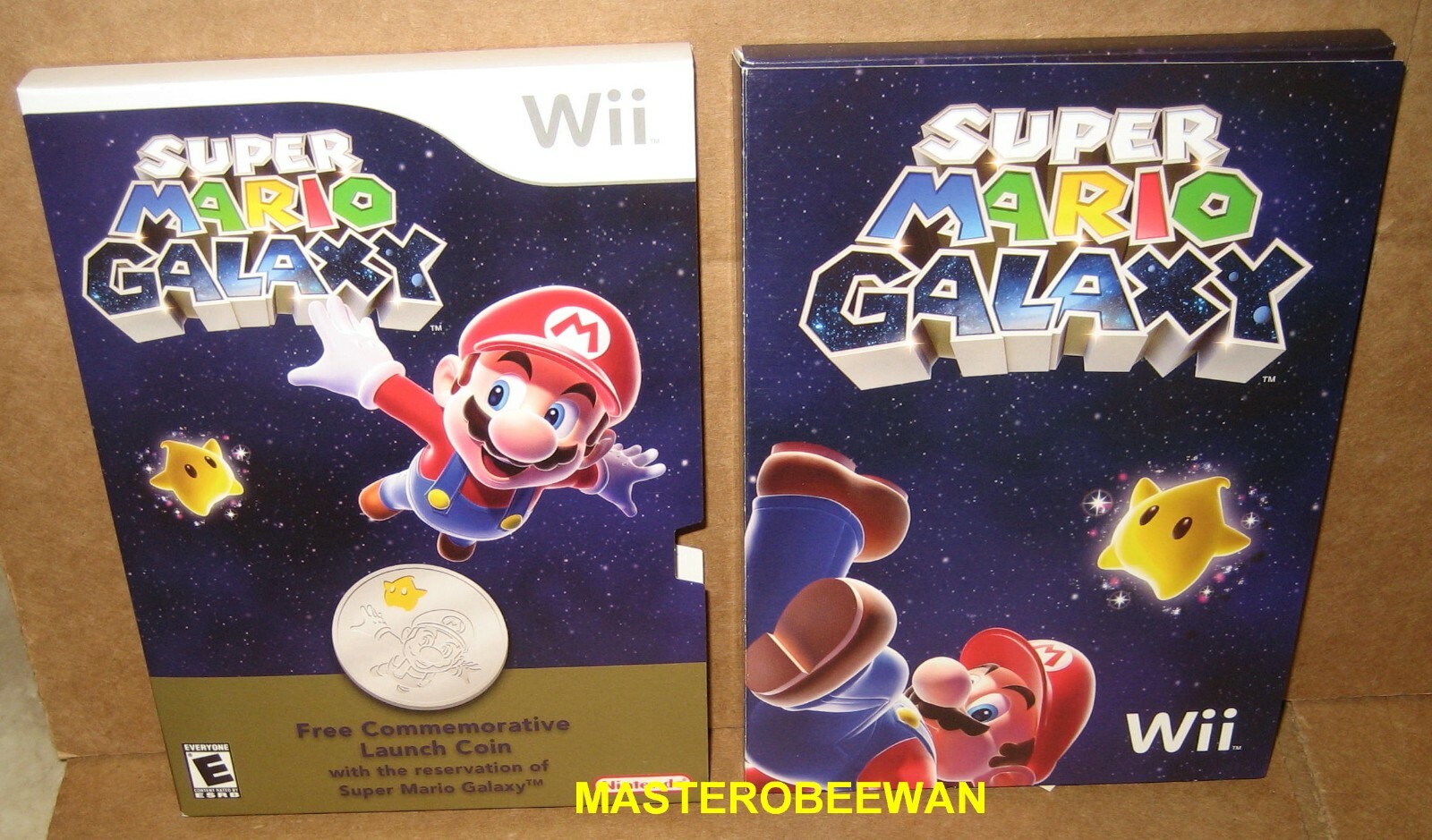 Super Mario Galaxy Commemorative Launch Coin Only Wii New (No Game)