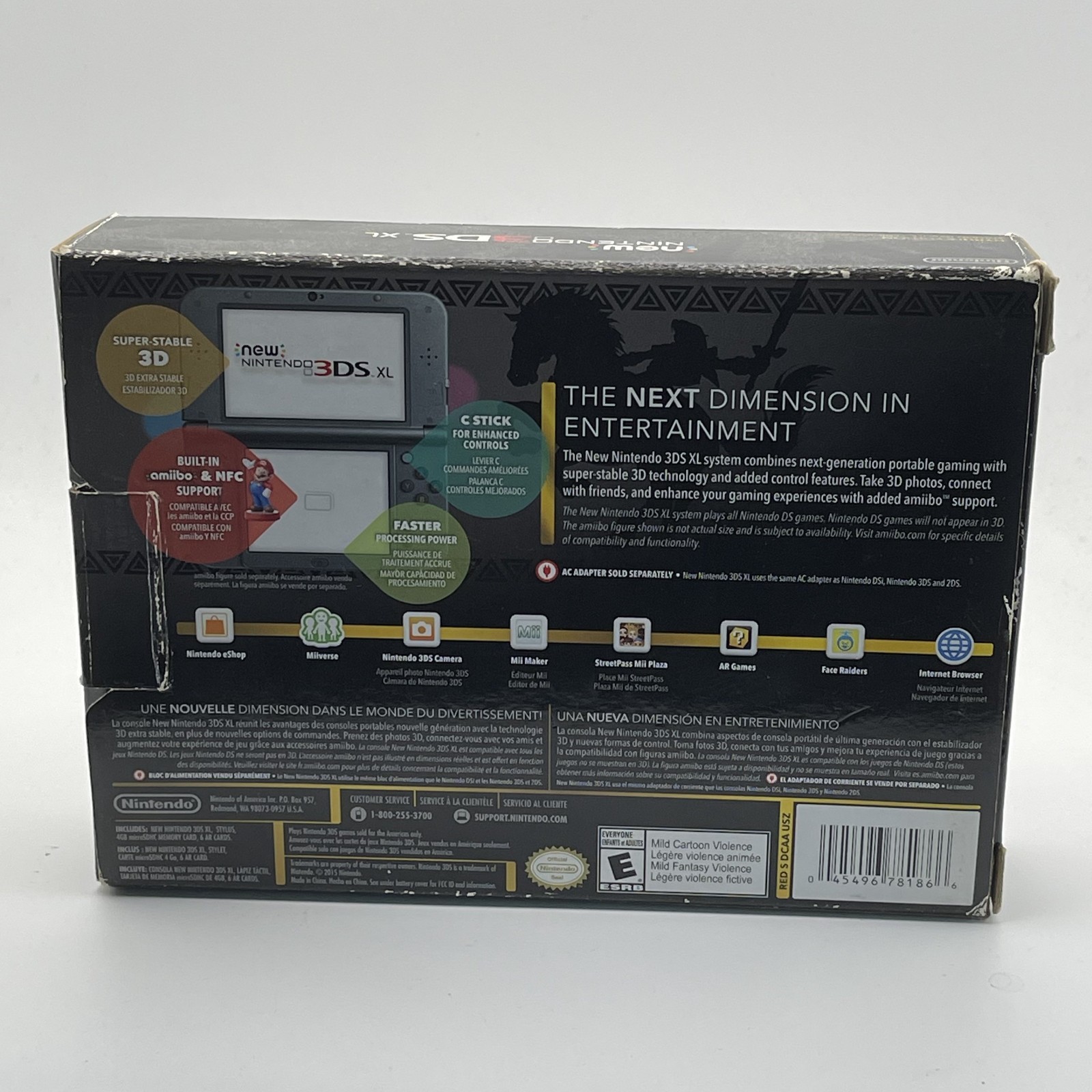 Nintendo New 3DS XL Hyrule Edition Gold Handheld System- CIB- Bottom IPS?